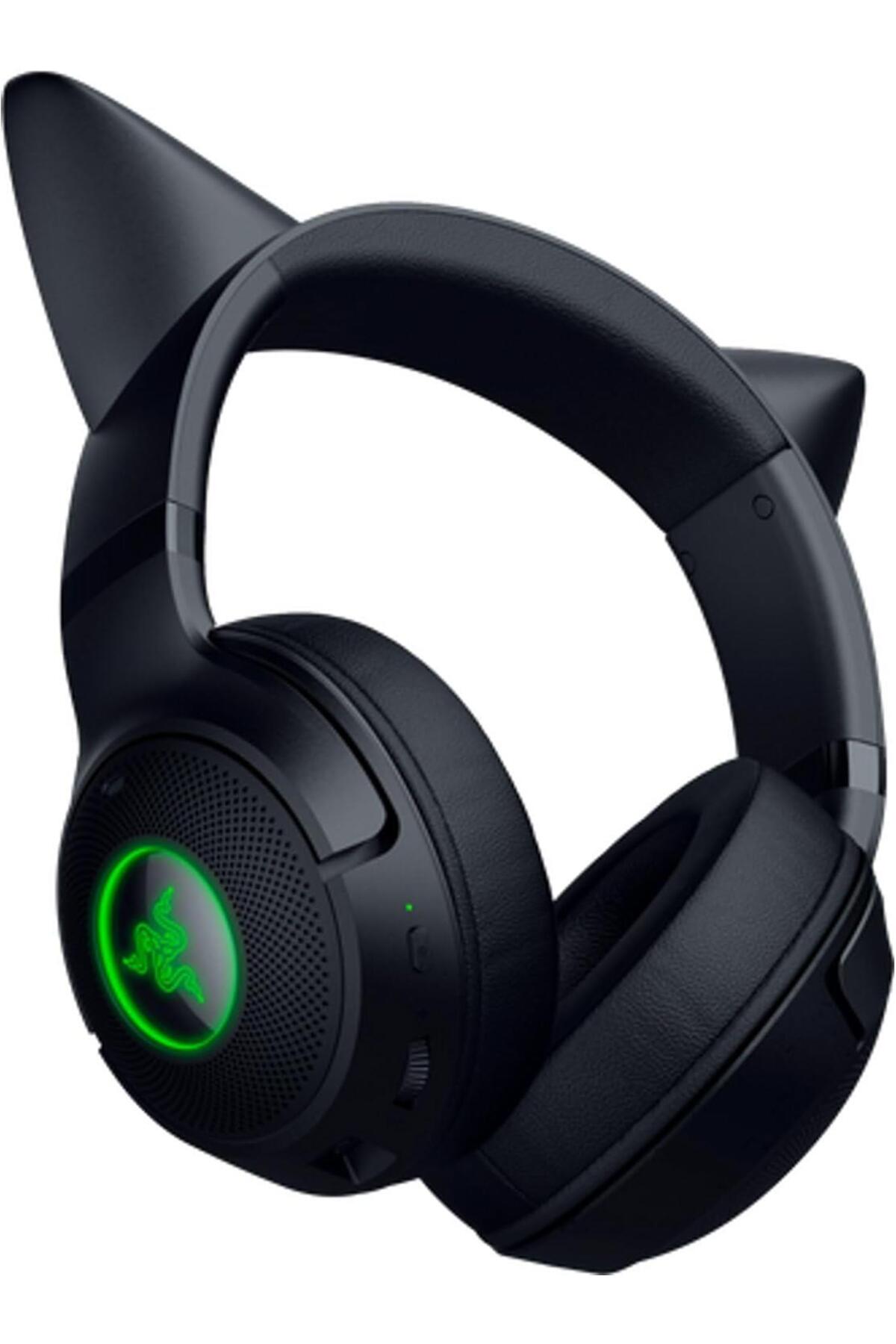 RAZER Kraken Kitty V2 Kablosuz RGB Oyuncu Kulaklığı, Siyah RZ04
