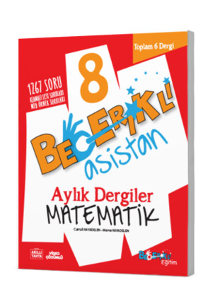 fenomen okul Becerikli Asistan 8. Sınıf Matematik Aylık Dergiler Seti