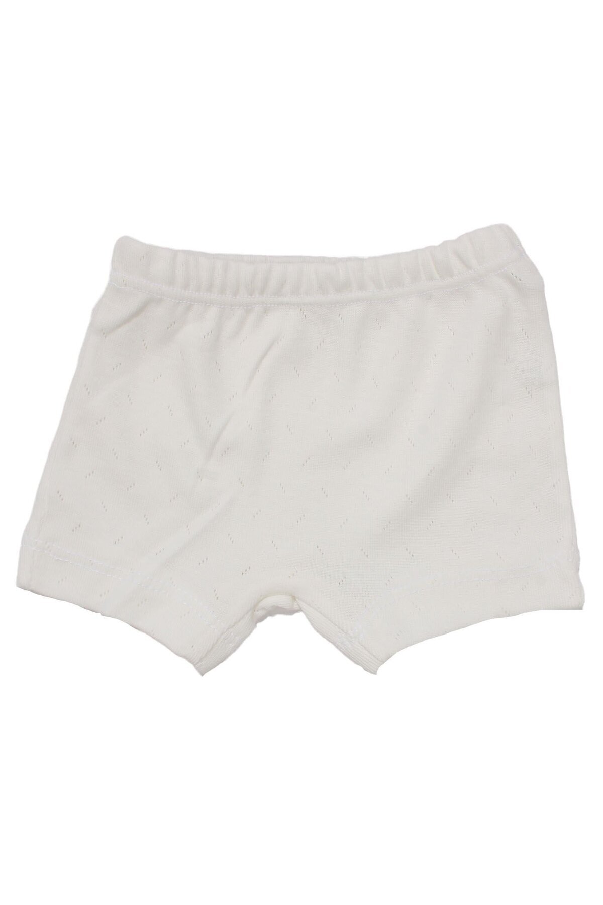 bebegen Unisex Beyaz Jakarlı Atlet Boxer Takım fotoğrafı 2 (önizleme)