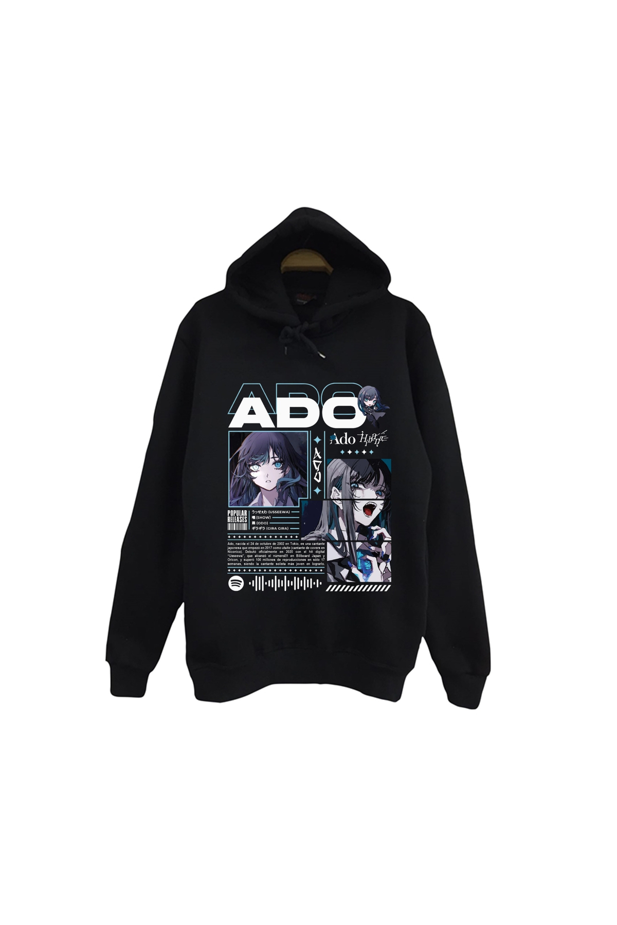 fame-stoned Ado Japon - K-Pop - Rock - Müzik Baskılı Unisex %100