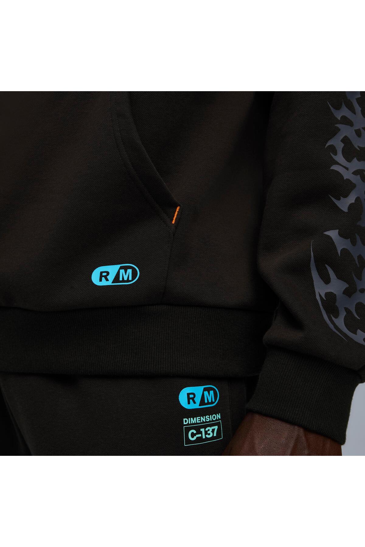 Puma Rick And Morty Hoodie Erkek Yetişkin Sweatshirt görsel 4