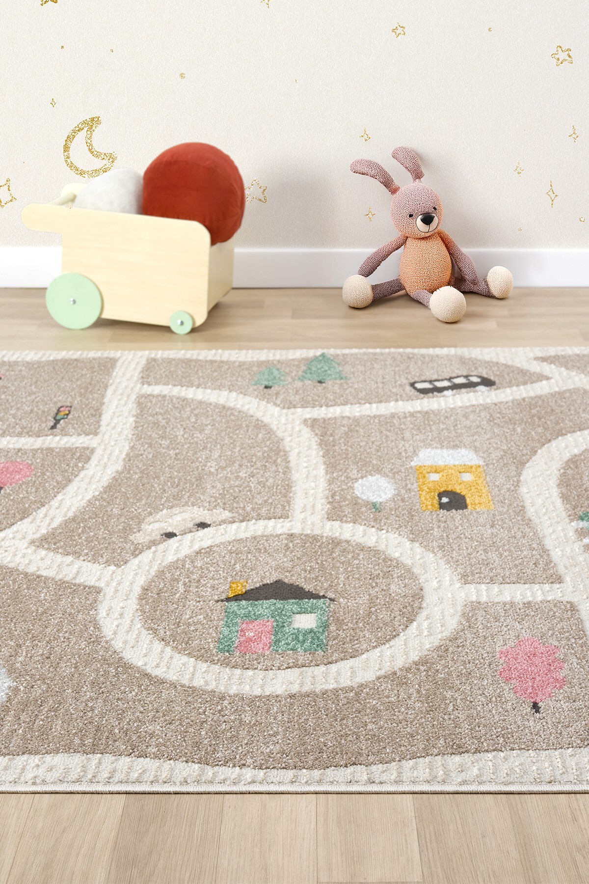 Eliz Home Yumuşak Dokuma Halı Leke Tutmaz Araba Yolu Bebek Odası Çocuk Odası Genç Odası Halısı Oyun Yol fotoğrafı 7 (önizleme)