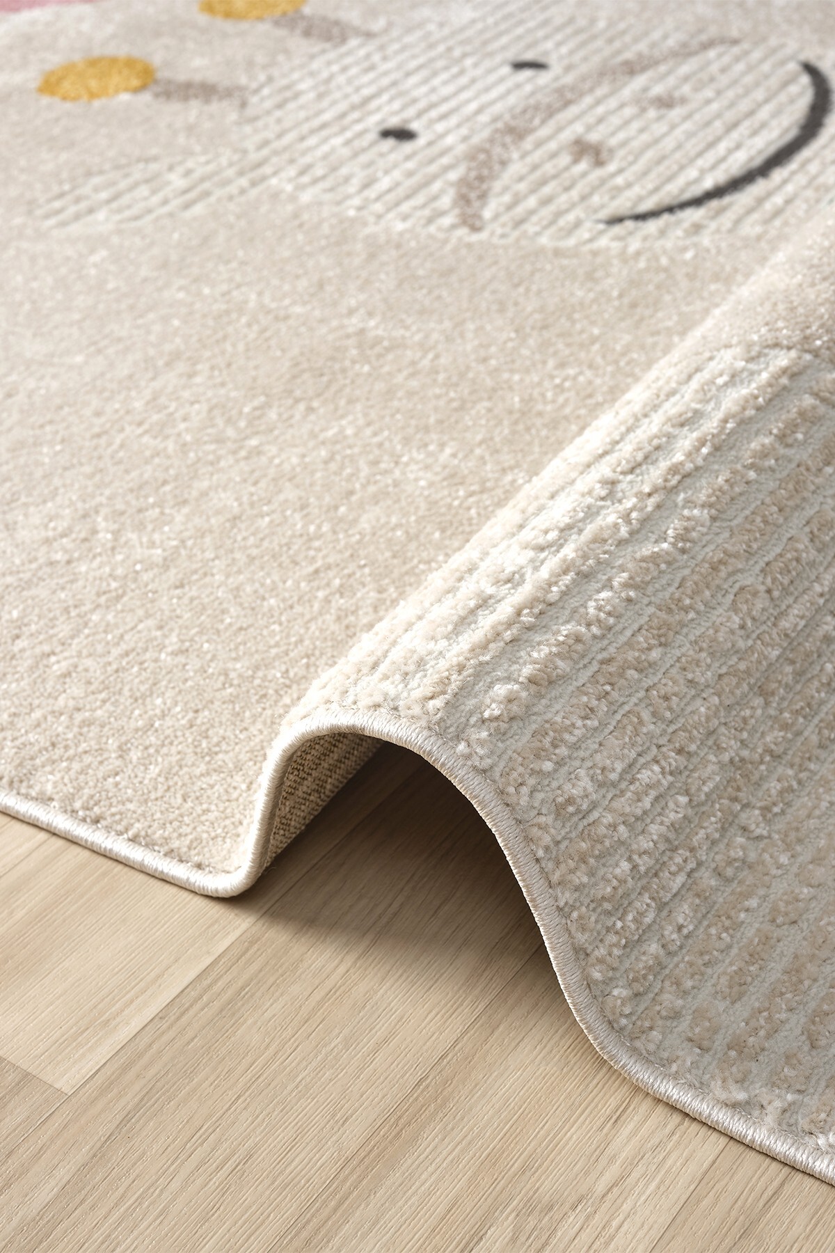 Eliz Home Yumuşak Dokuma Halı Zürafa Figürlü Leke Tutmaz Bebek Odası Çocuk Odası Genç Odası Halısı ZÜRAFA fotoğrafı 2 (önizleme)