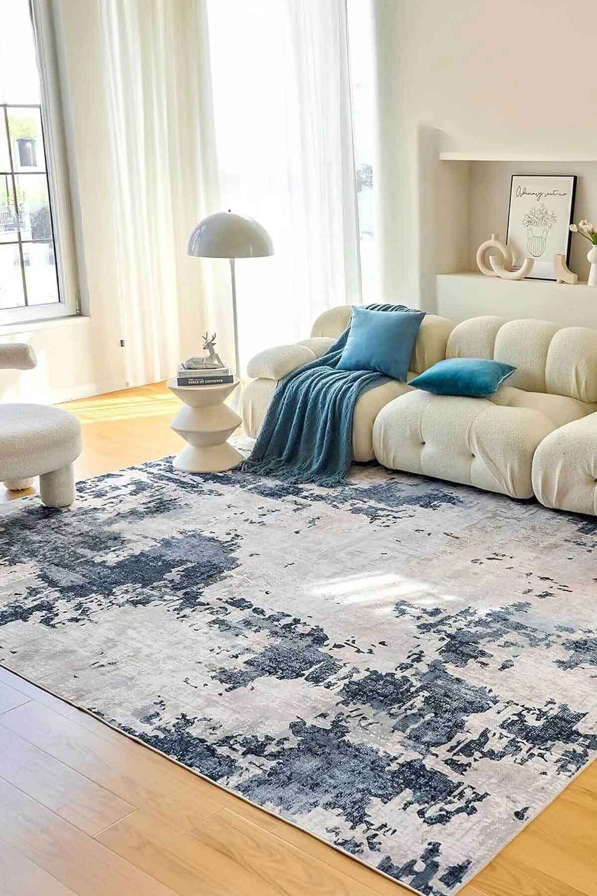 Decomia Home Πλενόμενο αντιολισθητικό χαλί και χαλί με τύπωμα, κατάλληλο για κατοικίδια, για σαλόνι, κουζίνα