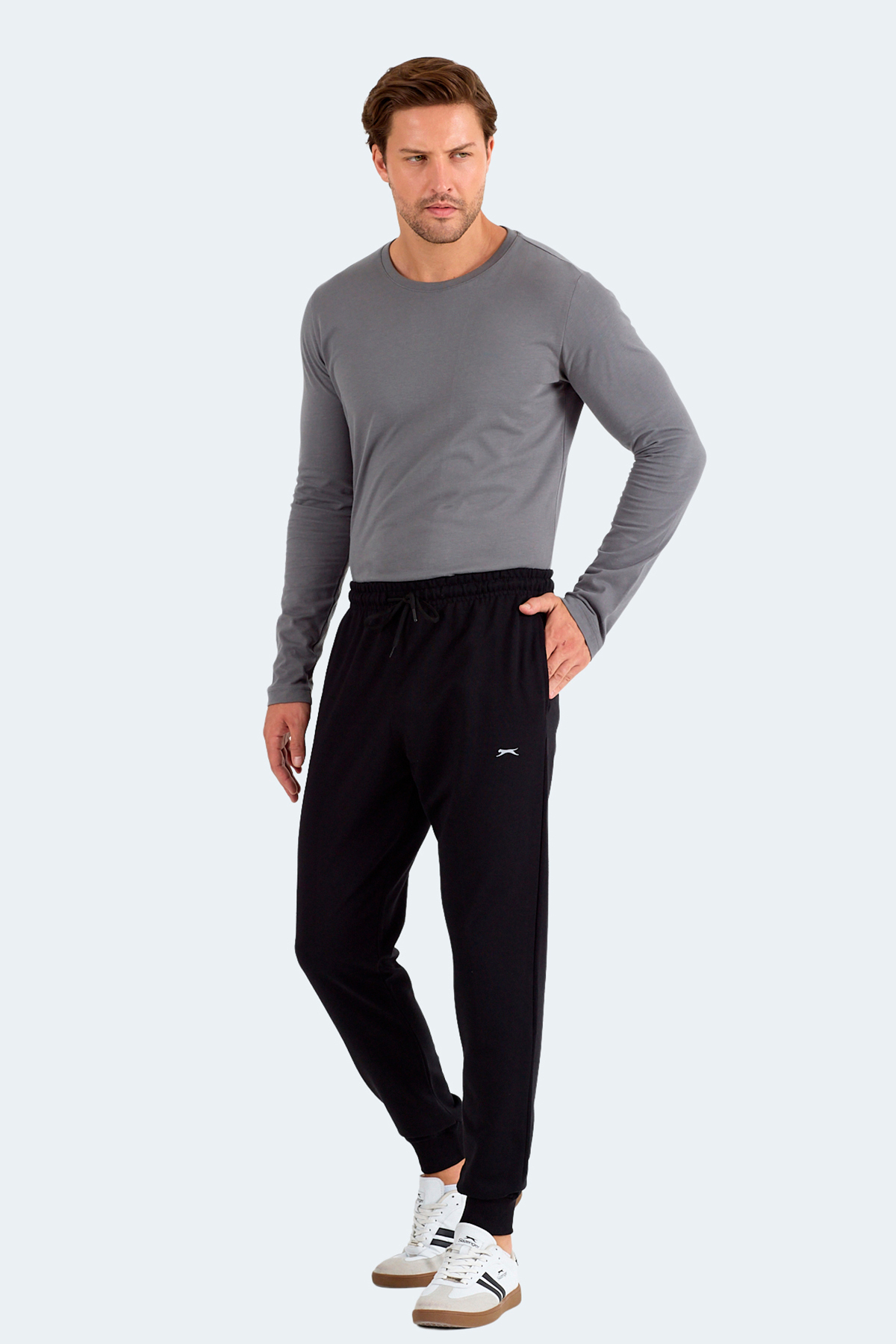 Slazenger MAMUN Erkek Eşofman Altı Siyah görsel 2