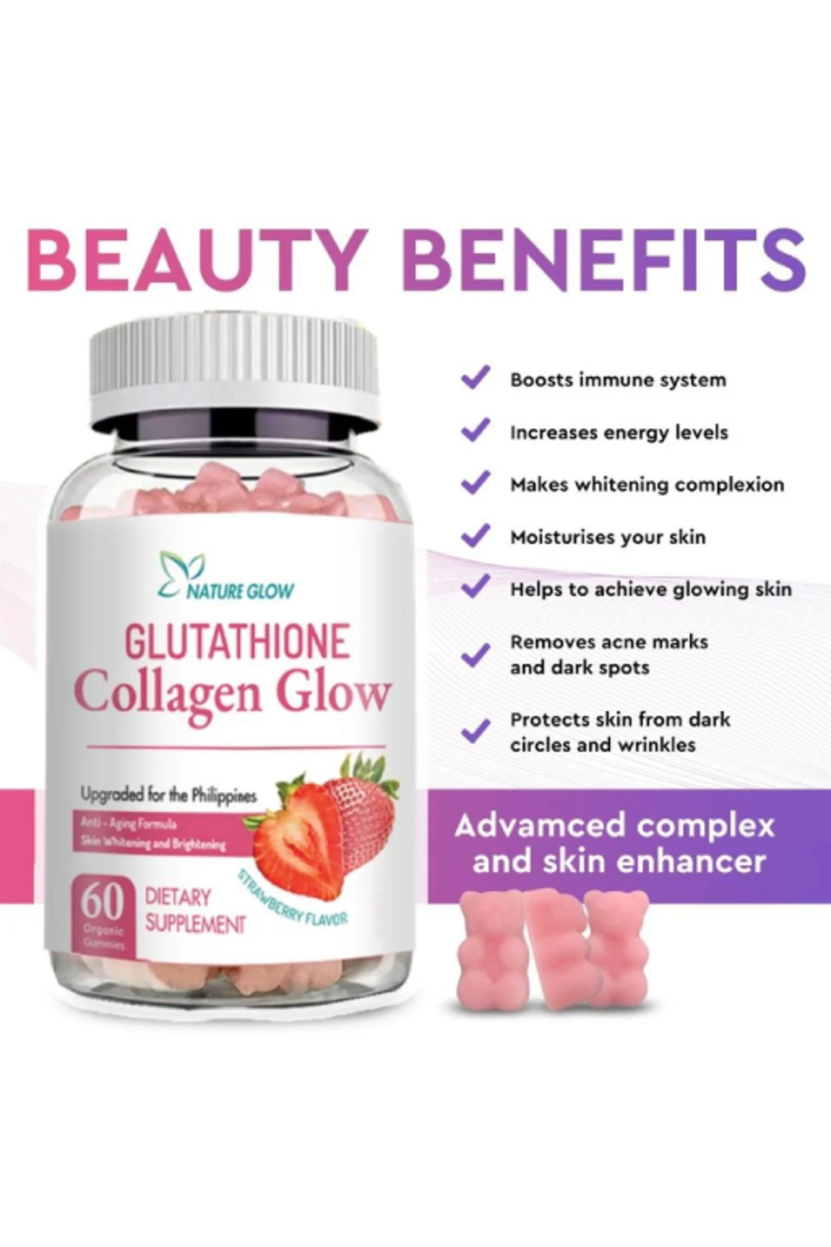 glutathione collagen complex Vital Vitamins - Brandclub main image 1