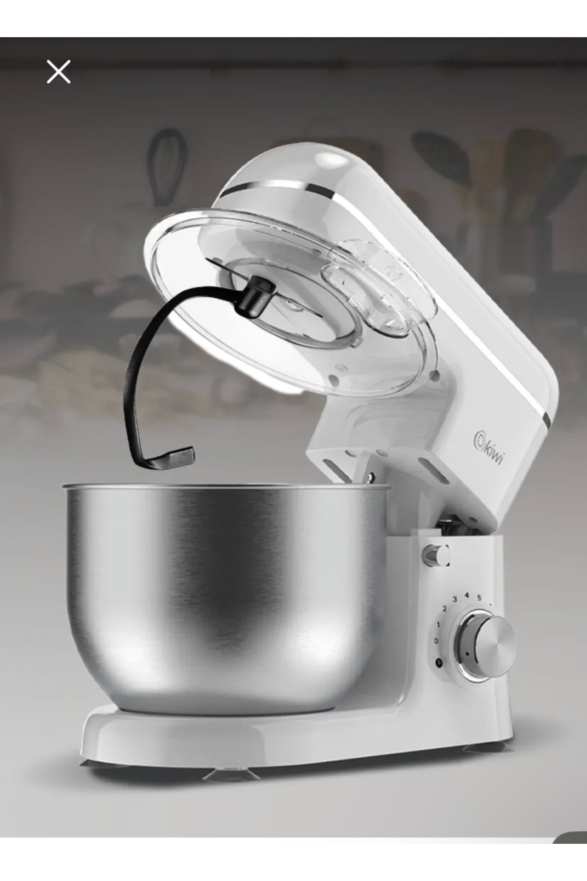 Kivi Home Kmx-3638 Hamur Yoğurma & Stand Mikser 5,3 Lt 1300w 8 Hız