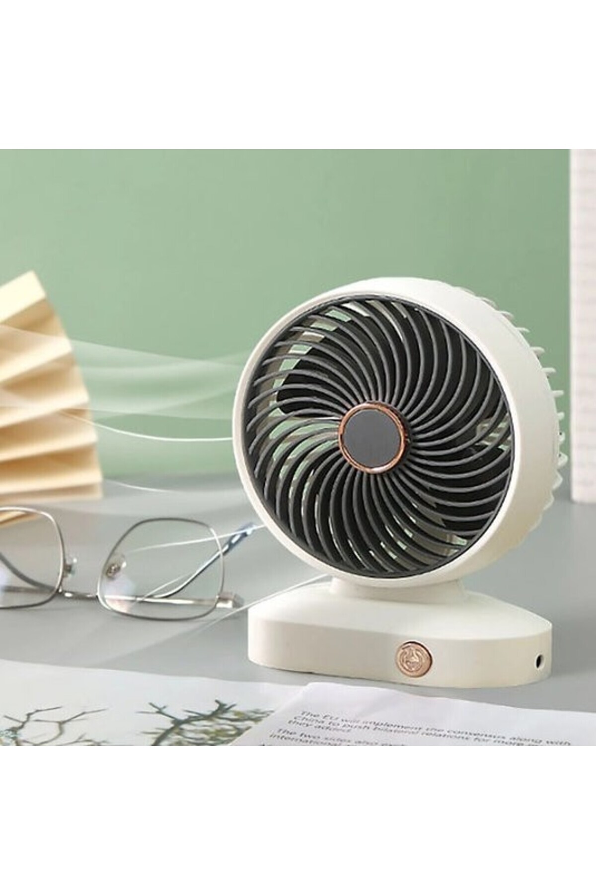 Paroner Taşınabilir 3 Kademeli Mini USB Masa Üstü Fan