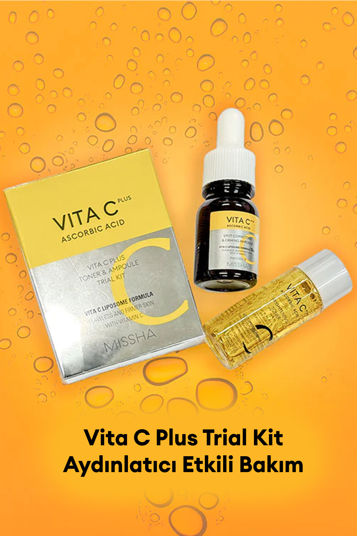 C Vitamini İçerikli, Leke Karşıtı, Deneme Boyu Cilt Bakım Seti Vita C Plus Trial Kit (Toner&Ampoule) — 8375 — تصویر 8 از 9