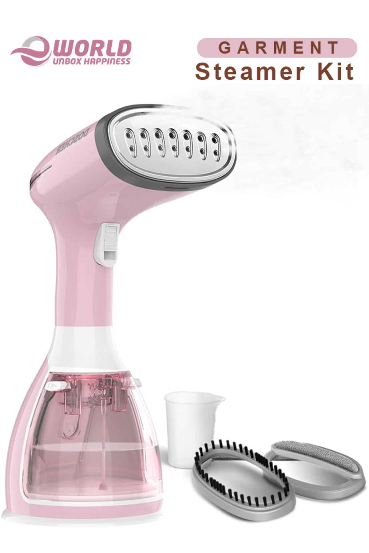 Eworld Assorted Colors Garment Steam Iron 1500W, Handheld Clothes Steamer wit...