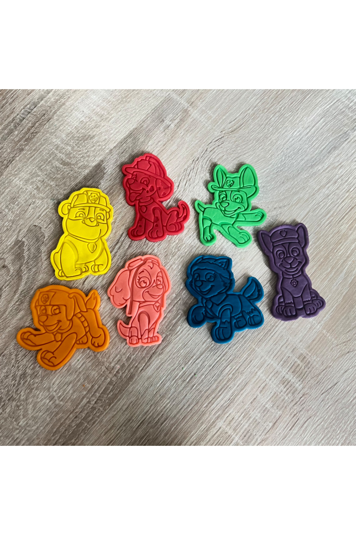 Genel Markalar Paw Patrol Karakterli Kurabiye ve Oyun Hamuru Kalıbı Seti – 7 Parça