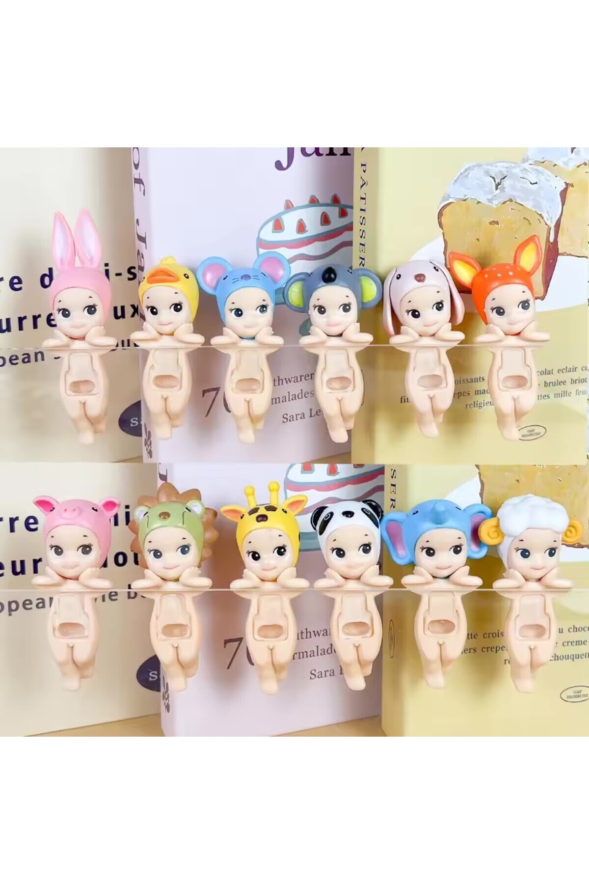 Se Promo Sonny Angel Tarzı Karma 4’lü Karışık Set – Koleksiyonluk Dekoratif Mini Figür