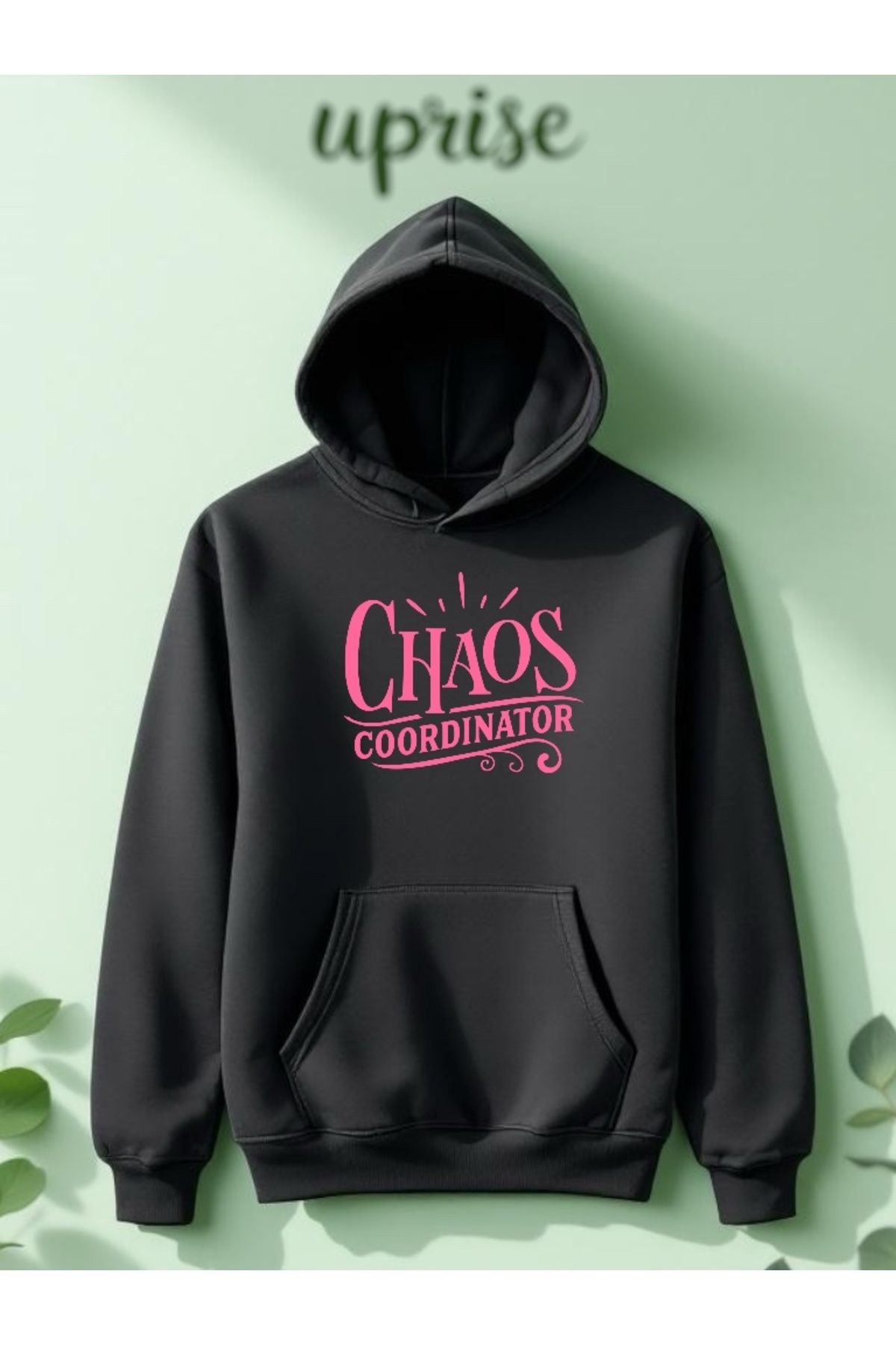 Vordevia Chaos Coordinator Baskılı Pamuklu 3 İplik Oversize Sweatshirt