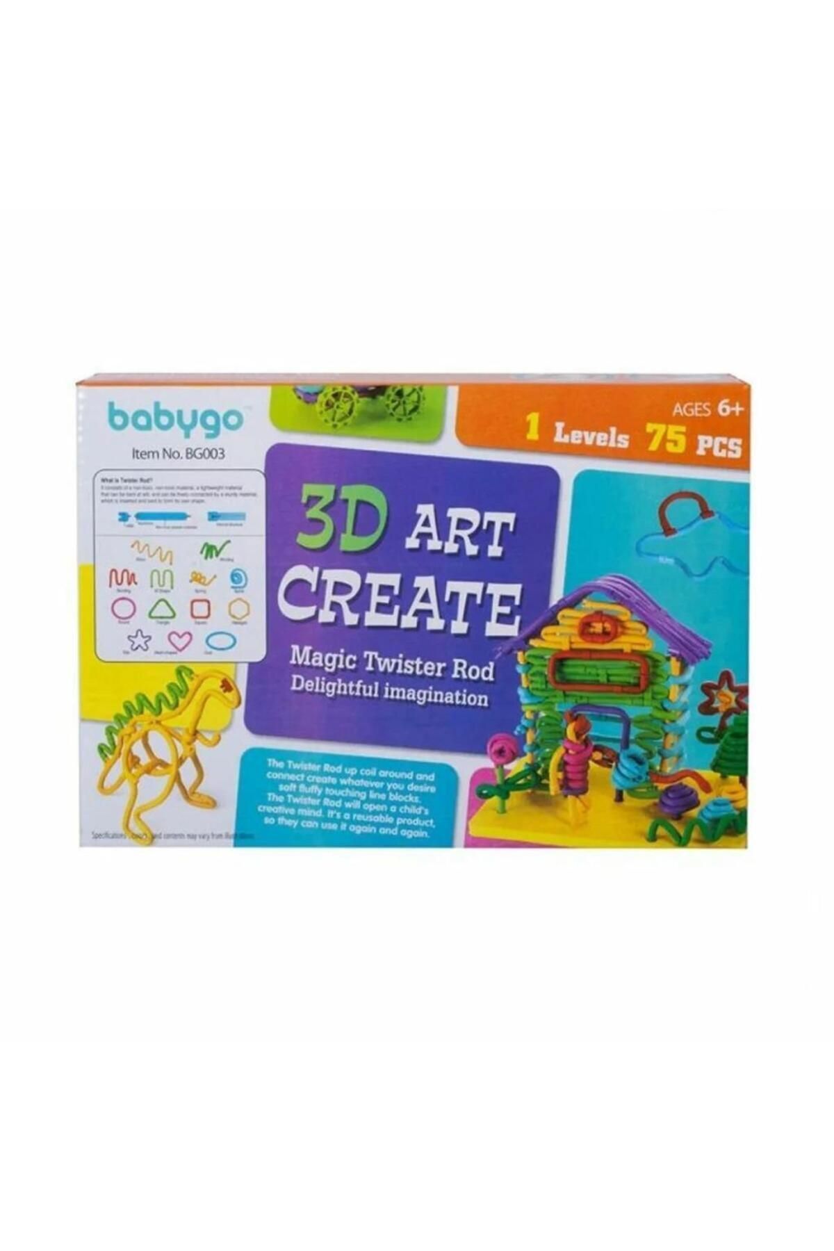 OYUNCAK GEZEGENİ 3d Art Create Magıc Twıster Rod - Educatıon Toy
