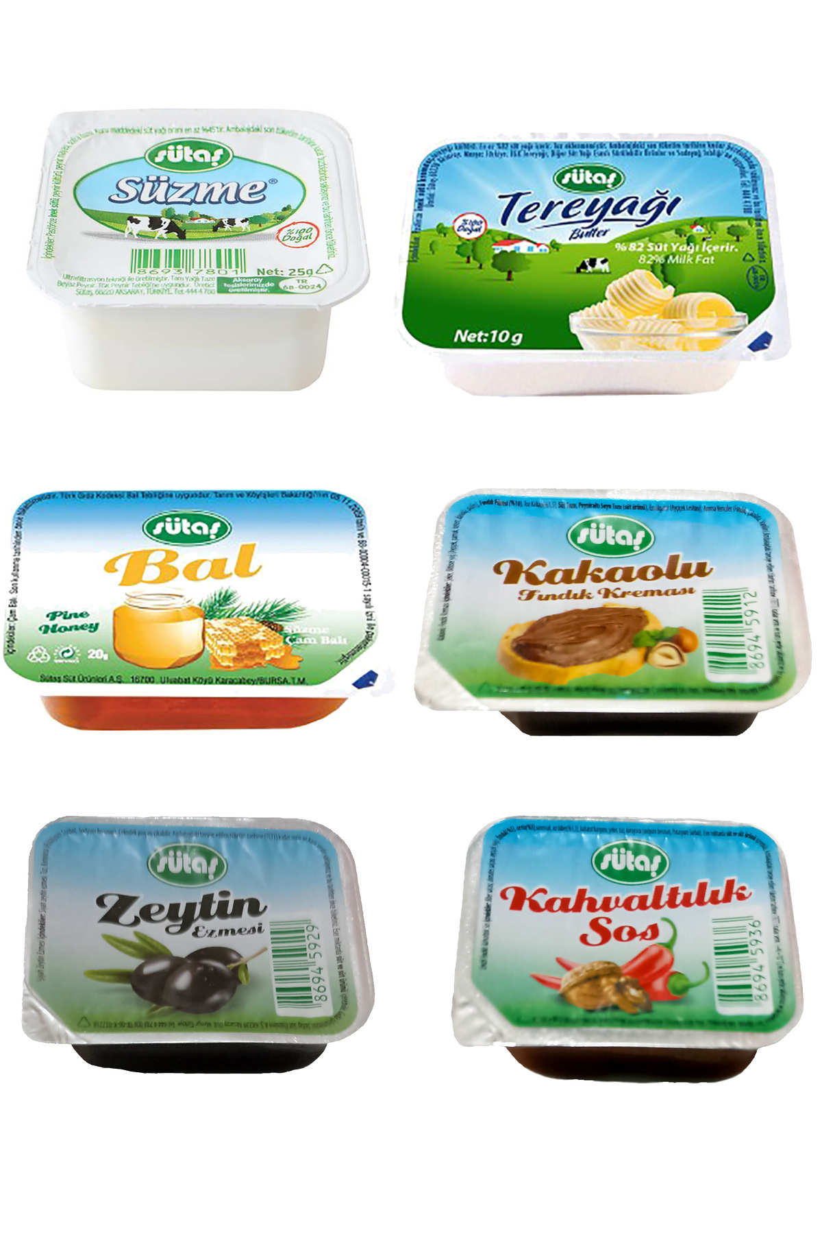PİKNİK PAKETİ Kahvaltı Seti 6 Çeşit 20'lu Set