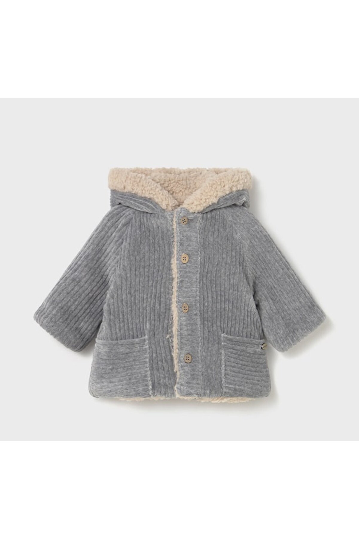 Mayoral Erkek Bebek Çift Taraflı Peluş Mont fotoğrafı 3 (önizleme)