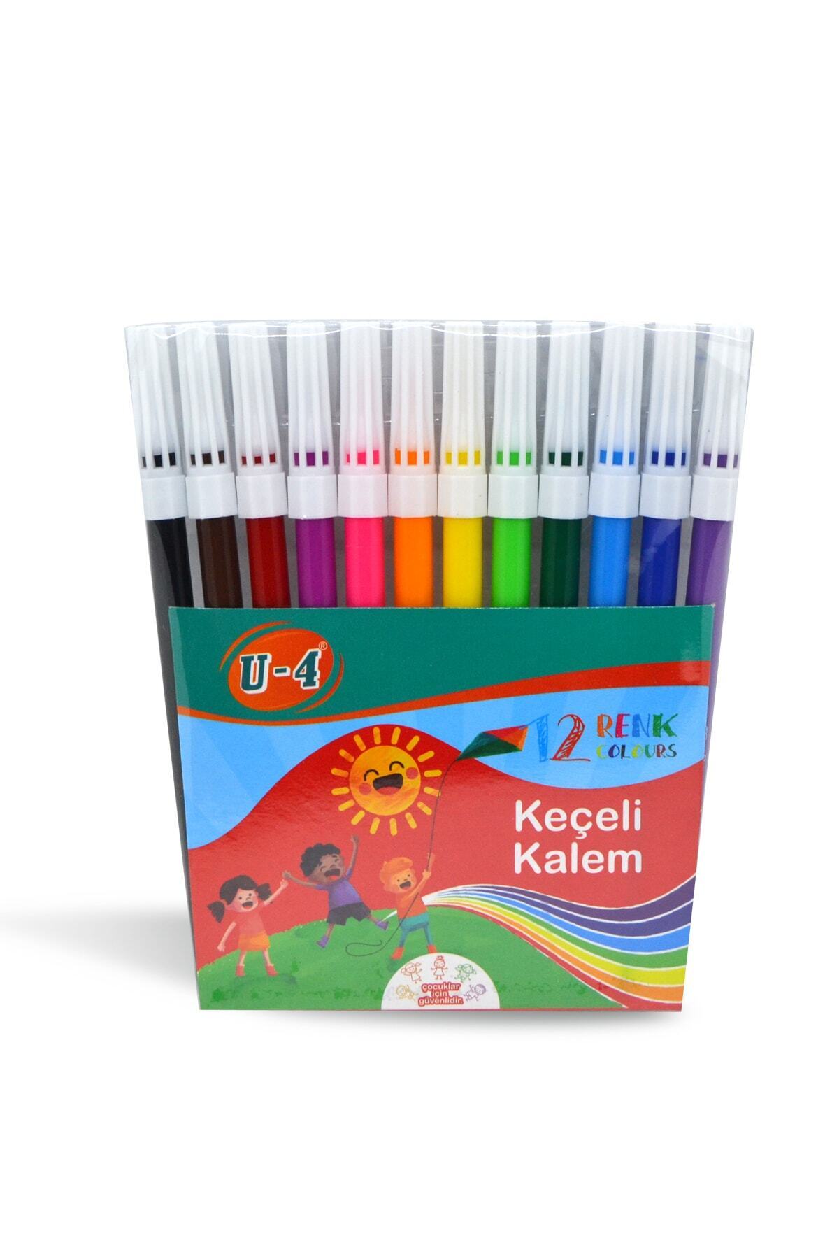 pialbatro 12 Renk Ekonomik Kaliteli Keçeli Kalem - Keçeli Boya