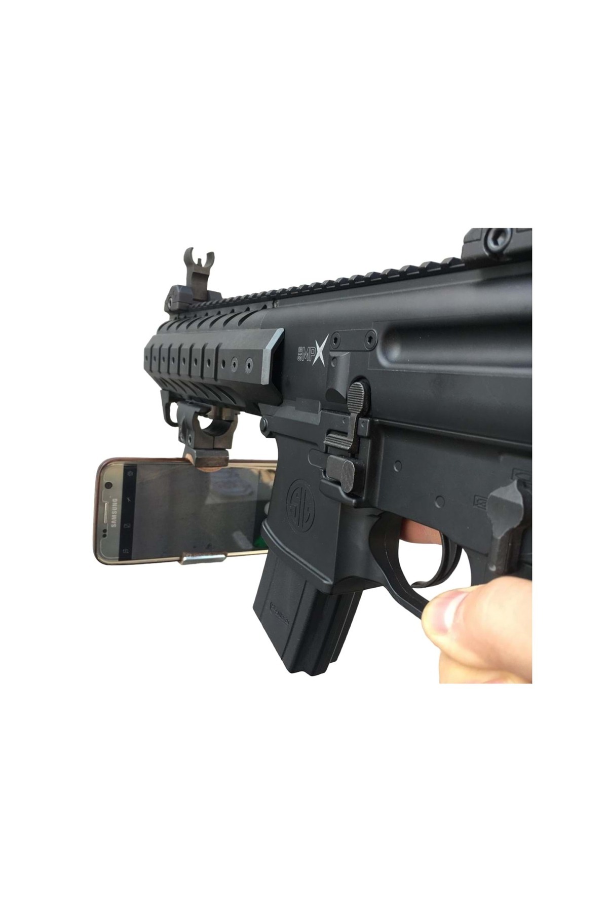 Zeros Cep Telefonunu Tüfeğe Bağlama Aparatı Tripod