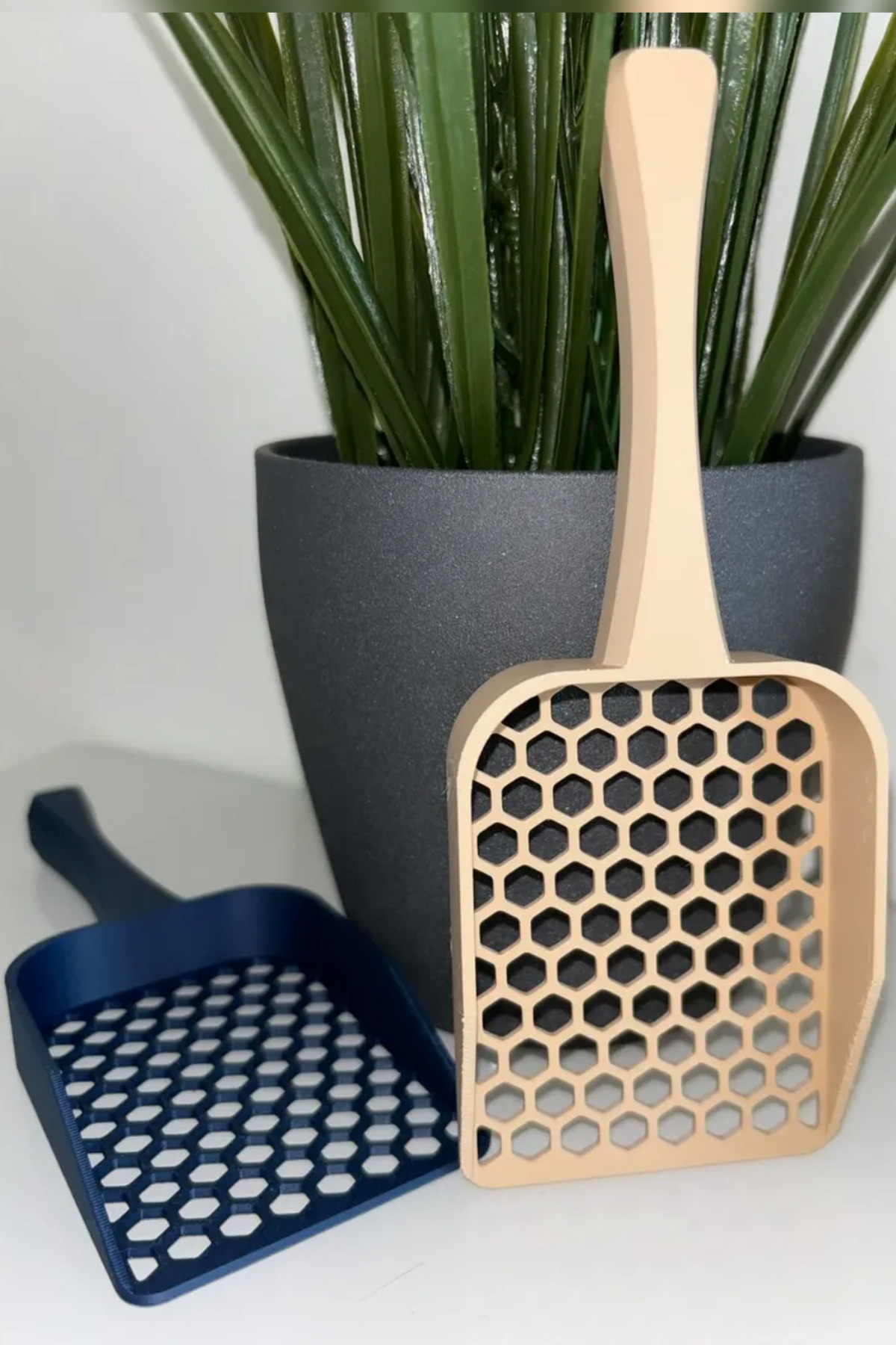 Genç 3D Taşınabilir Mini Kedi Kumu Küreği | Dayanıklı ve Pratik Temizlik Aracı | Ten Rengi