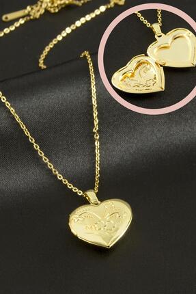 Genel Markalar Kalp Kapaklı Çelik Kolye