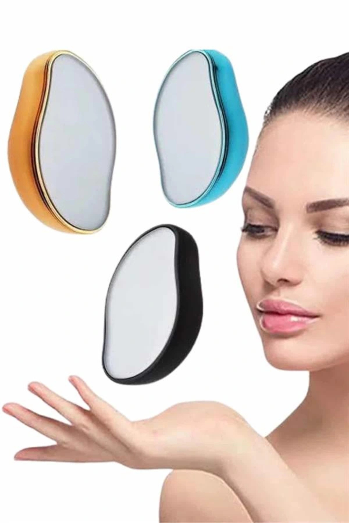 shopwave Tüy Silgi Kristal Epilasyon Acısız Ağrısız ve Pratik Epilasyon Aleti