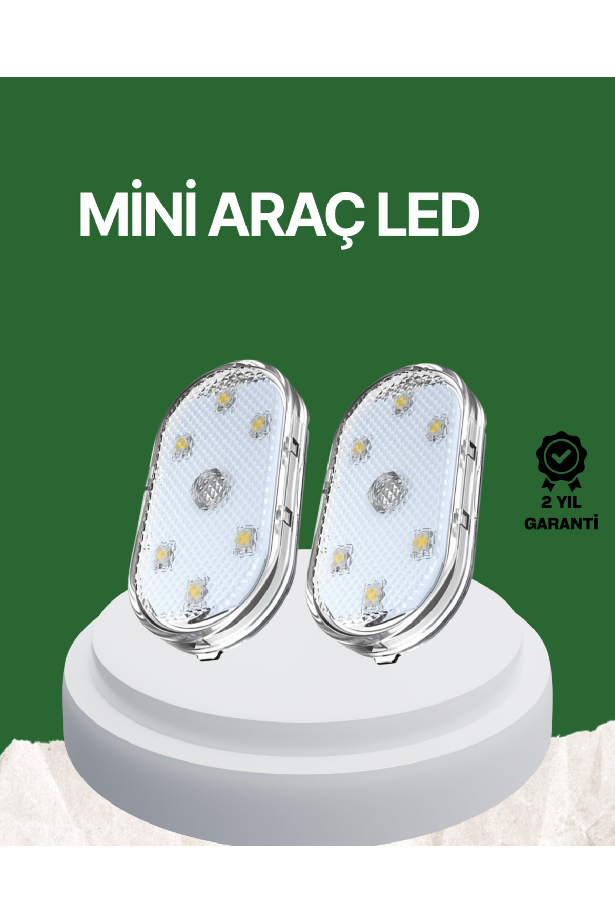 PınarStore57 Dokunmatik Sensörlü Şarjlı Araç İçi Ambiyans Aydınlatma