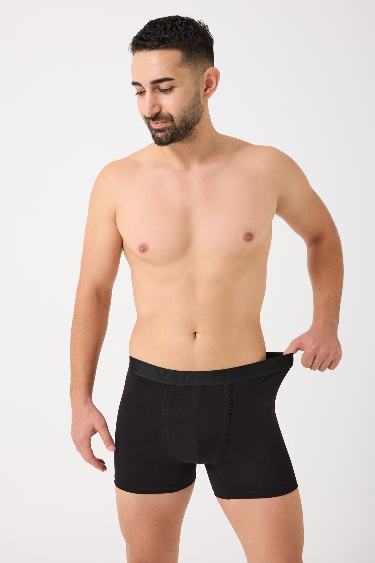 جعبه ممتاز 6 بوکسور مردانه لاکرا نخی (سایز S - 5XL) 2