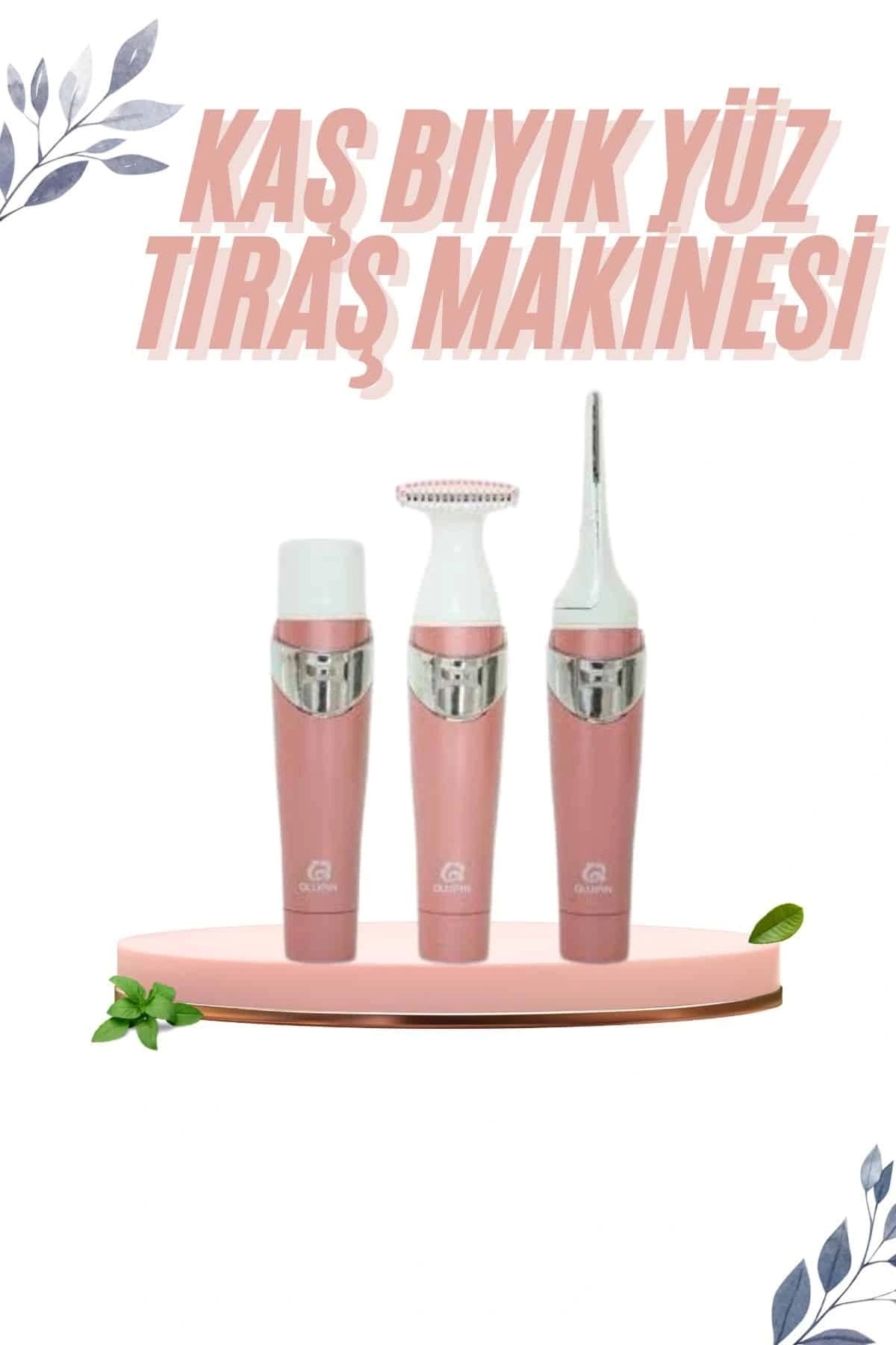 shopwave 3 İn 1 Epilasyon Aleti Hassas Ciltlere Özel Uzun Ömürlü Kaş Yüz Burun