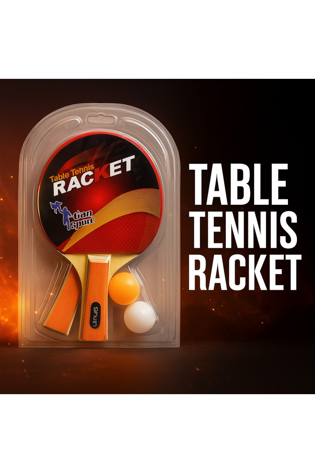 Genel Markalar Can Sport Raket Masa Tenisi Seti 3 Toplu