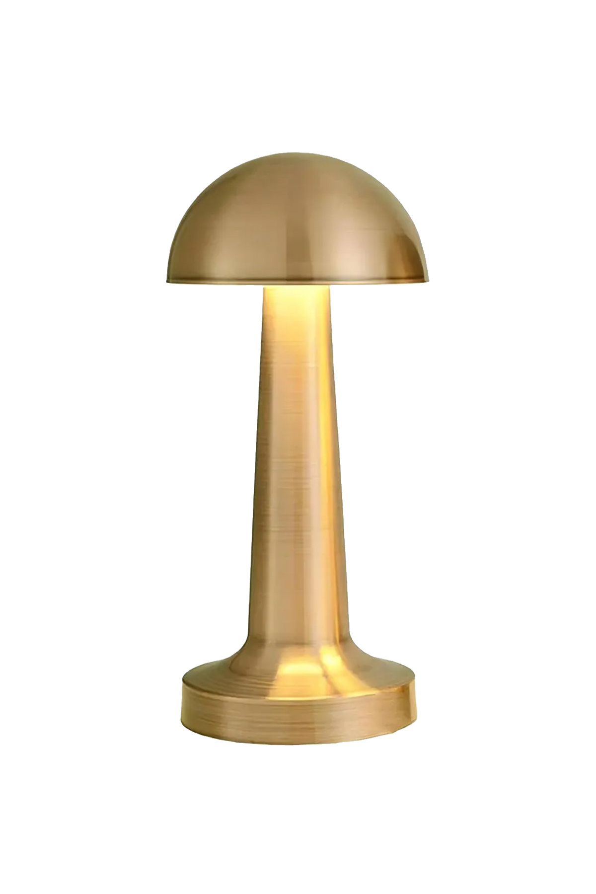Cata 3 Işık Renkli Şarjlı Dim Edilebilir Masa Lambası ALTIN RENK Gold Kasa Ct-8429