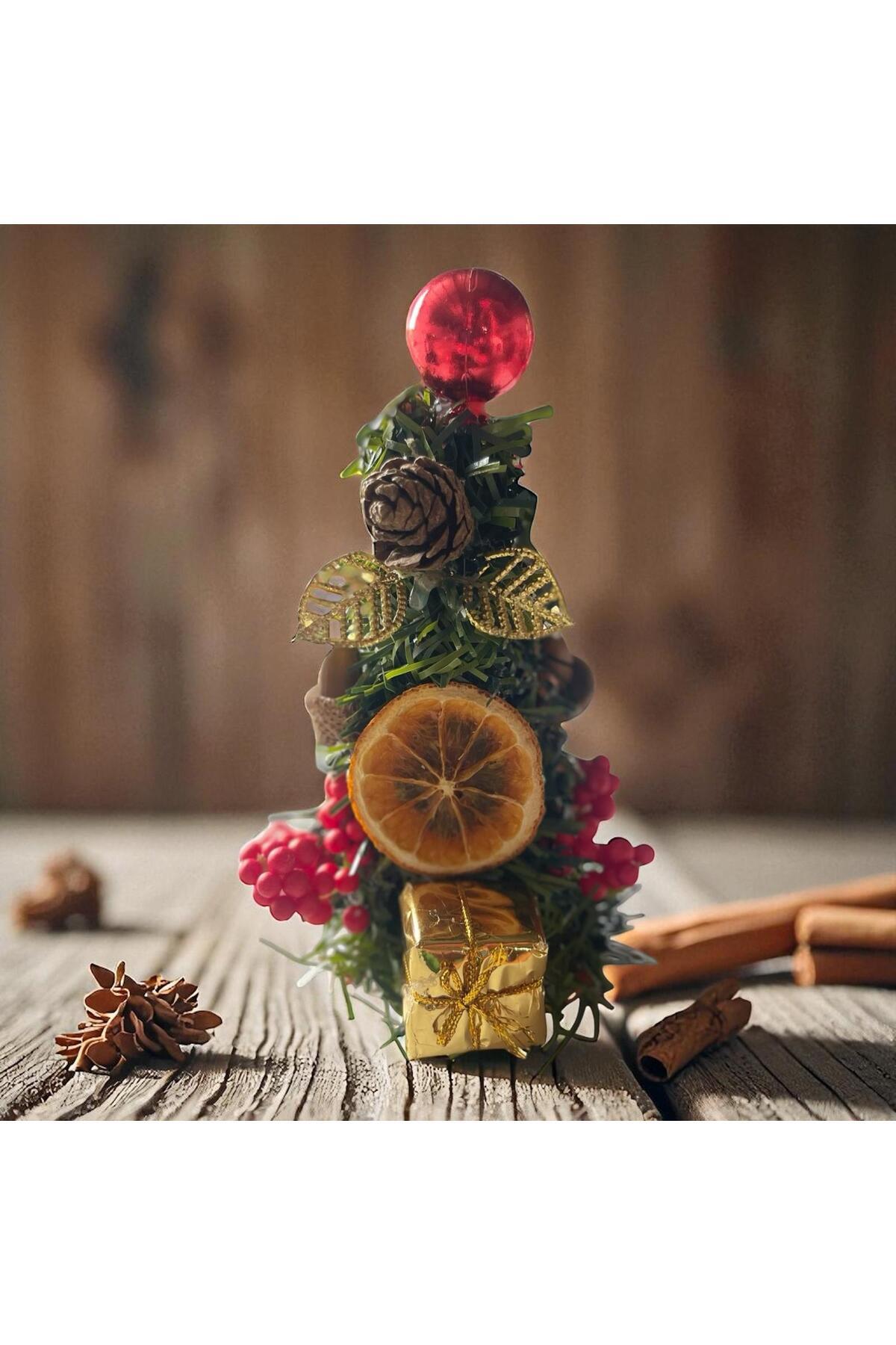 ART PINE YENİ VİRAL YILBAŞI AĞACI DOĞAL 20CM - NOEL PARTİ EĞLENCE HOBİ KOZALAK ÇAN