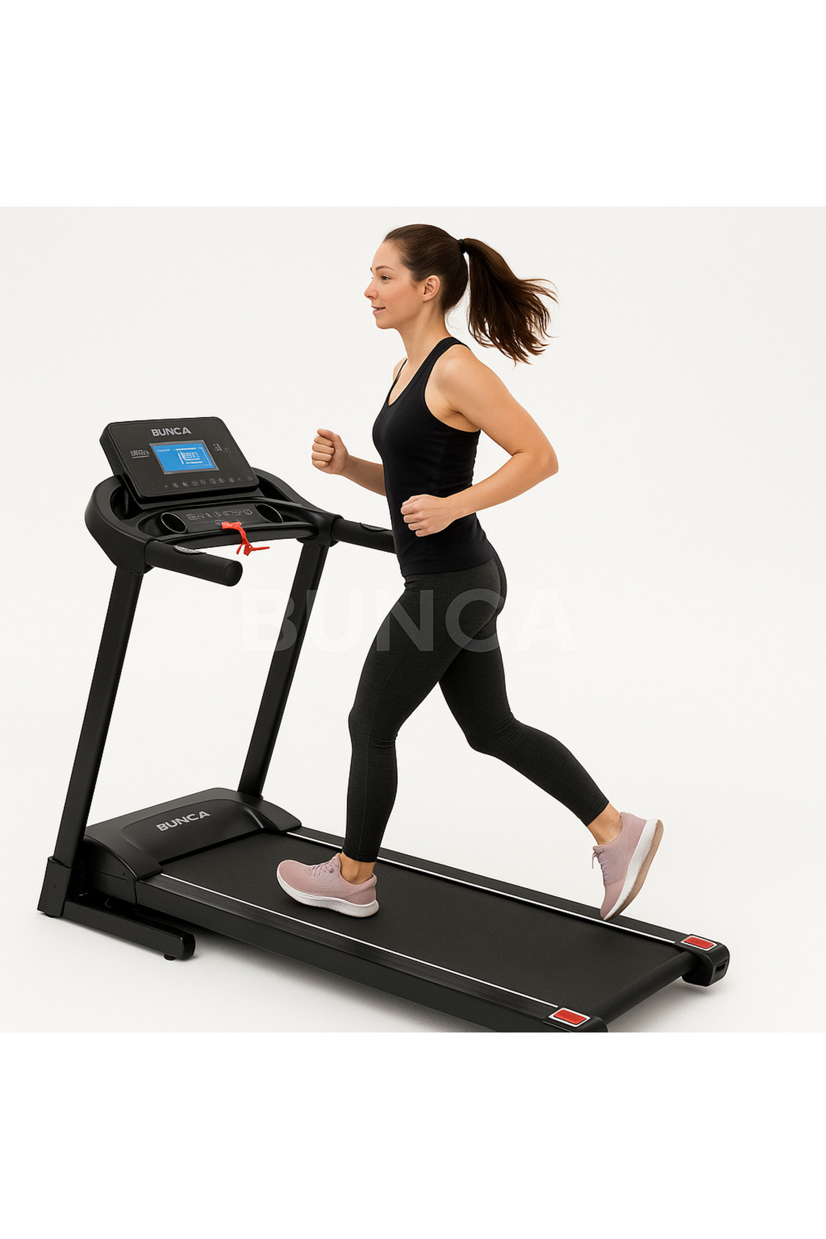 سير كهربائي ممتص للصدمات ومحرك 2 حصان، مساحة جري 42*120 سم,3 مستويات انحدار،يتحمل 120كجم, S600A