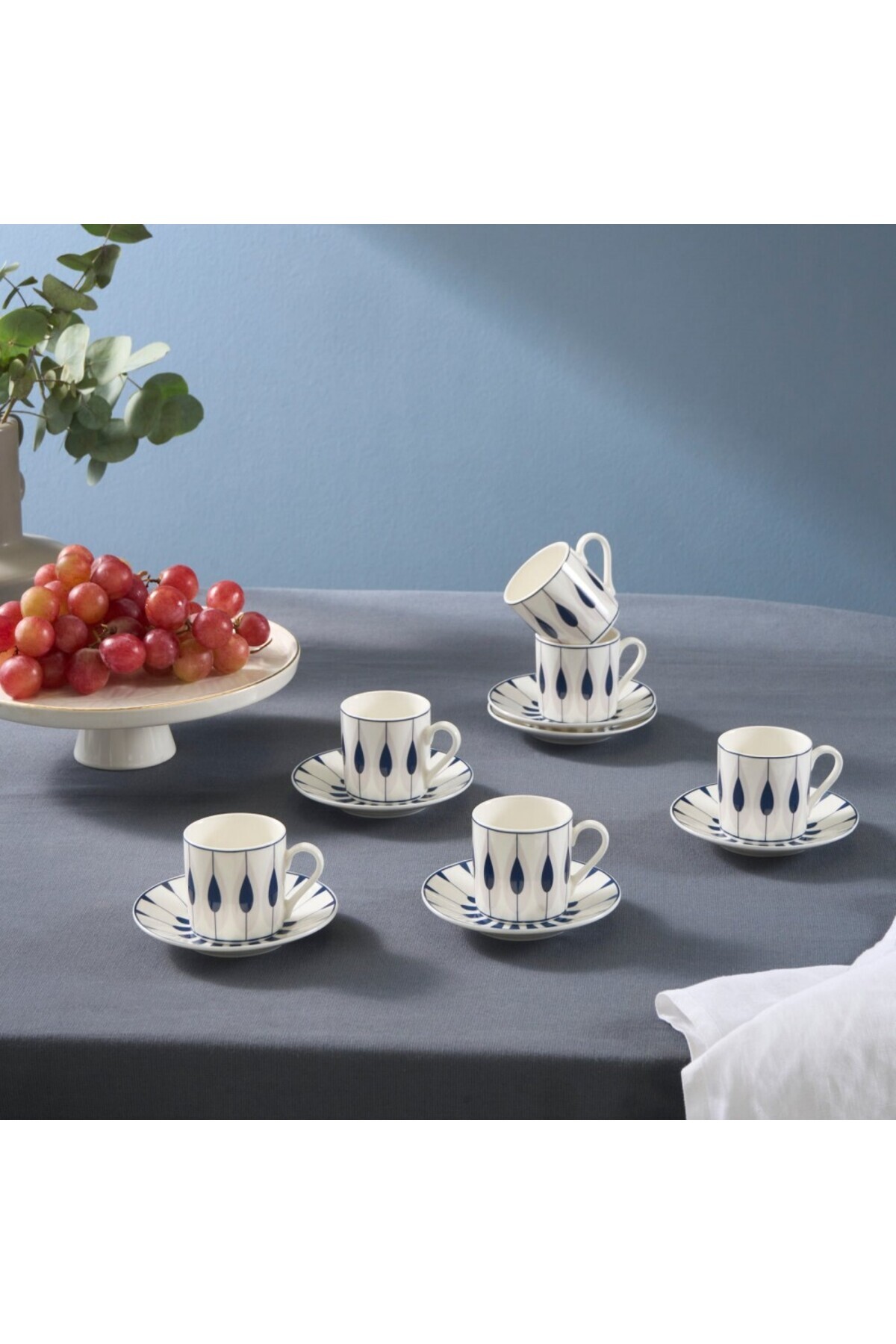 Karaca Ahenk für 6 Personen Kaffeetasse, 80 ml