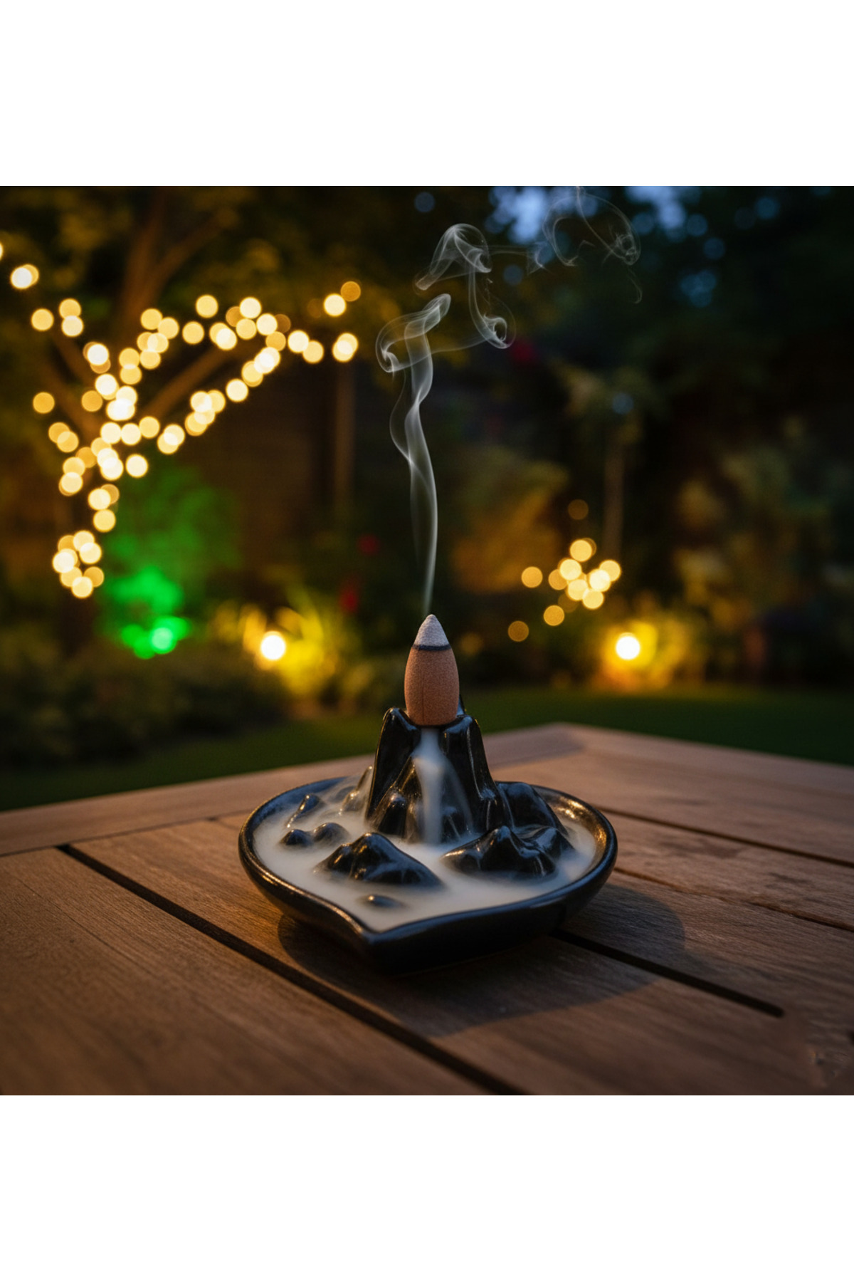 Mountain and HEART Themed Backflow Incense, Home Decoration, Design, Ornament, Object Trinket, Incense