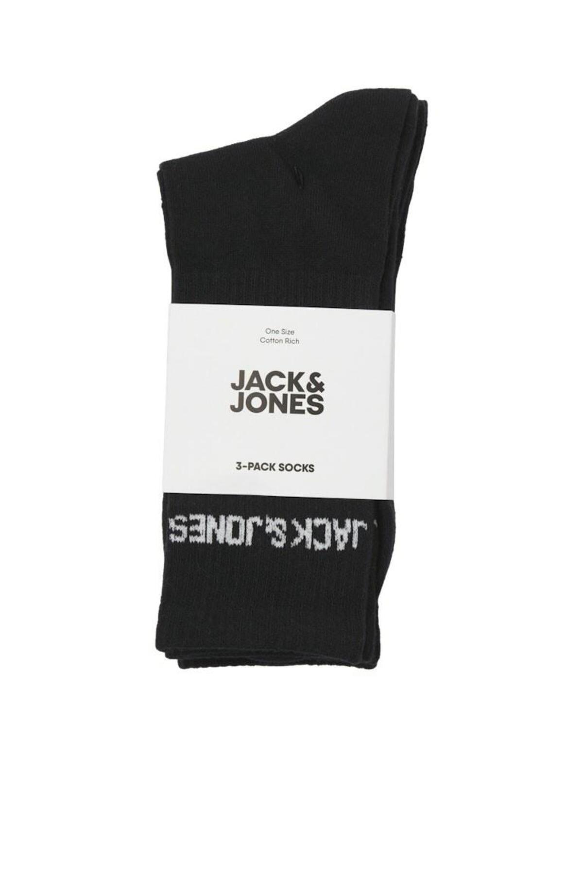 جوراب مردانه راسته | جک اند جونز Jack & Jones TYC12DA35A591DB000 - تصویر 2