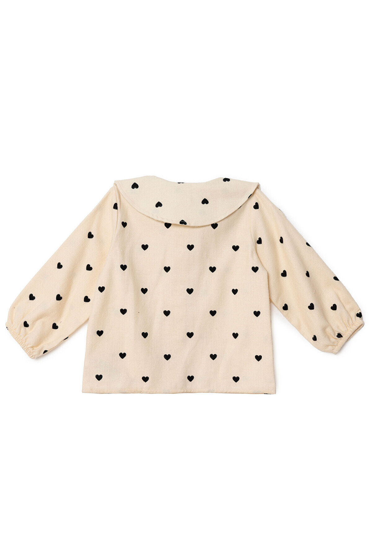 ebebek Hello Baby HelloBaby Kız Bebek Gömlek Düğmeli Bebe Yaka Uzun Kol fotoğrafı 2 (önizleme)