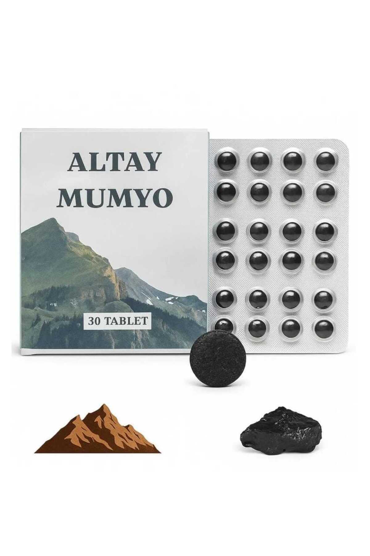 Sabuncu Hacı %100 Saf Mumiyo 30'lu Tablet Kırgızistan'dan İthal Shilajit