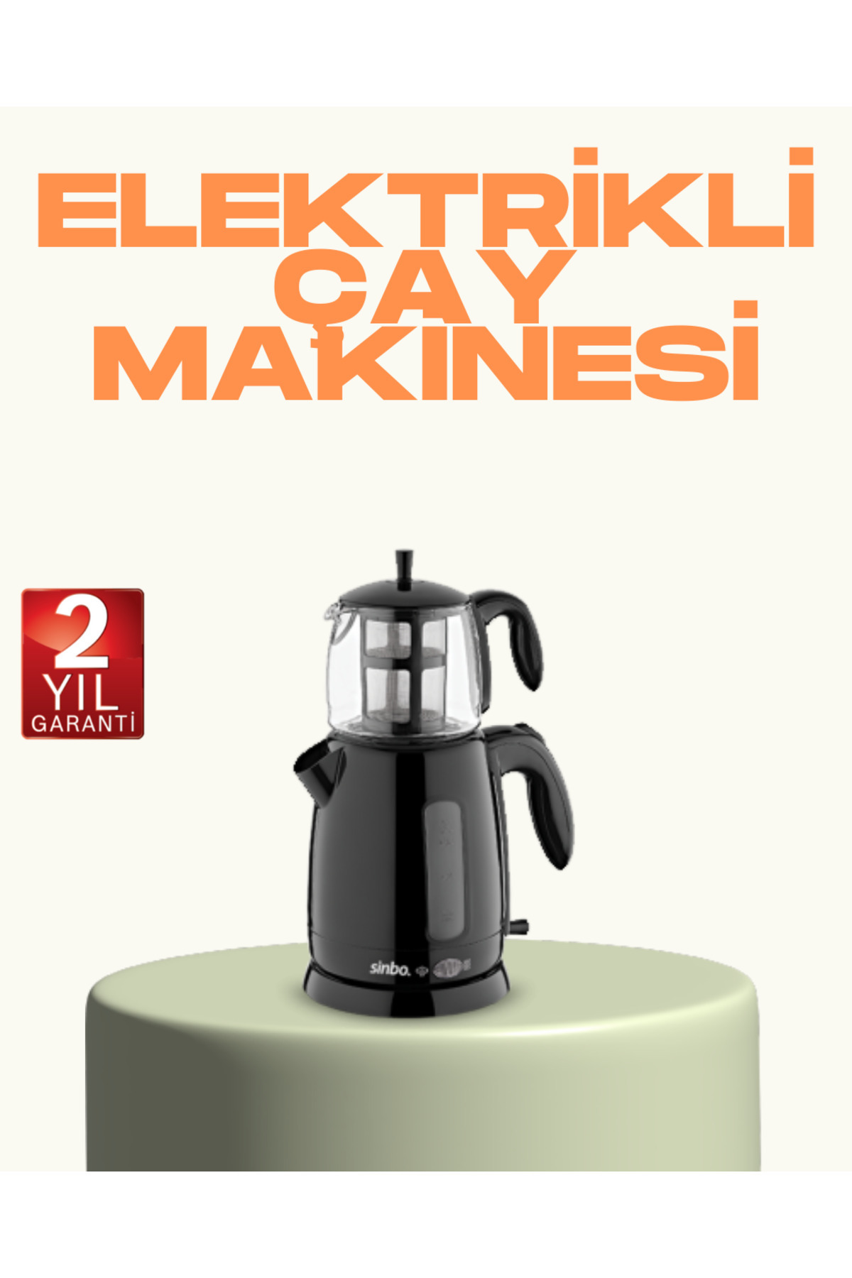 Windora Susuz Çalışma Emniyetli Sinbo Elektrikli Çay Makinesi