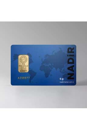 Nadir Gold 24 Ayar 5 Gram Külçe Altın