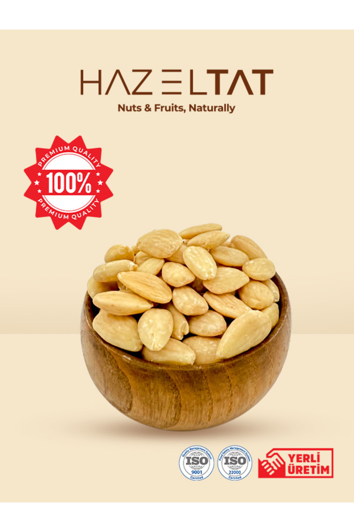 BahÇe Badem Beyaz İri 1000gr