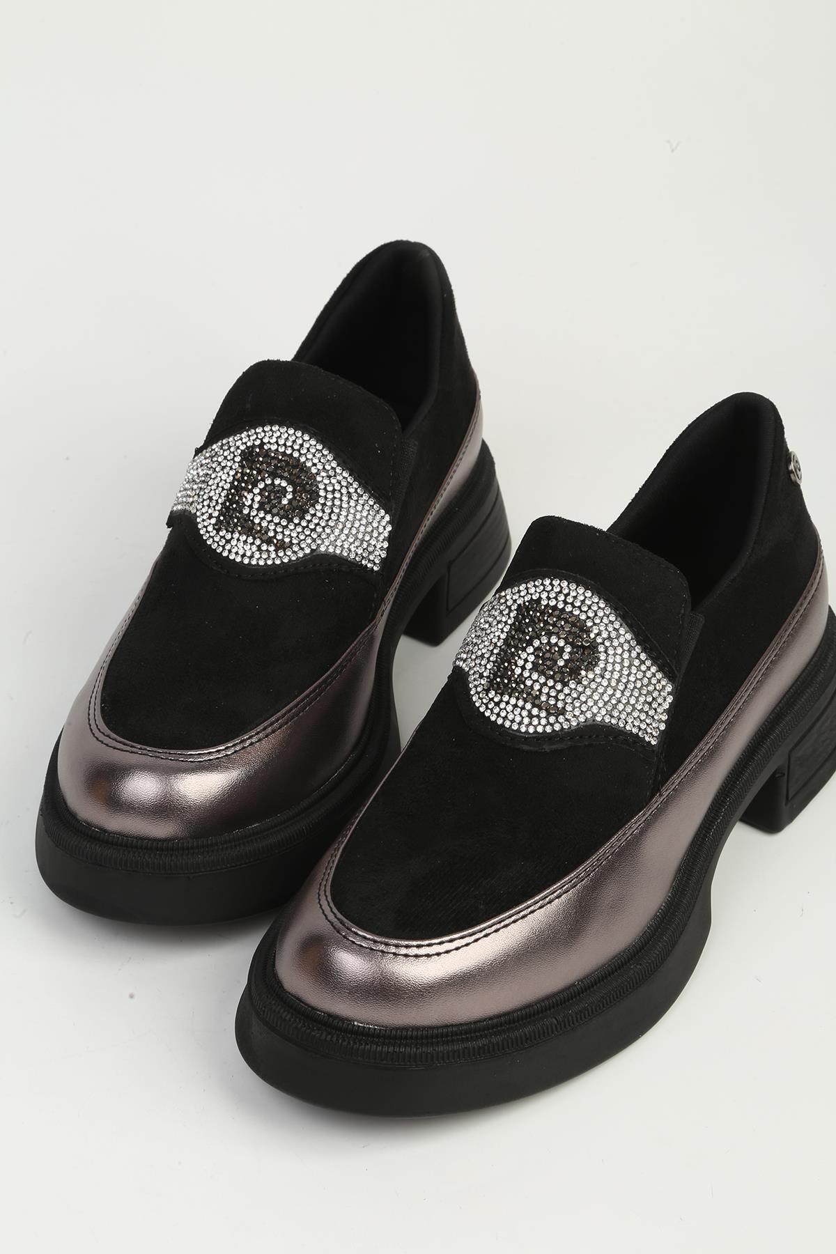 Pierre Cardin Platin Kadın Loafer PC-55217 görsel 2