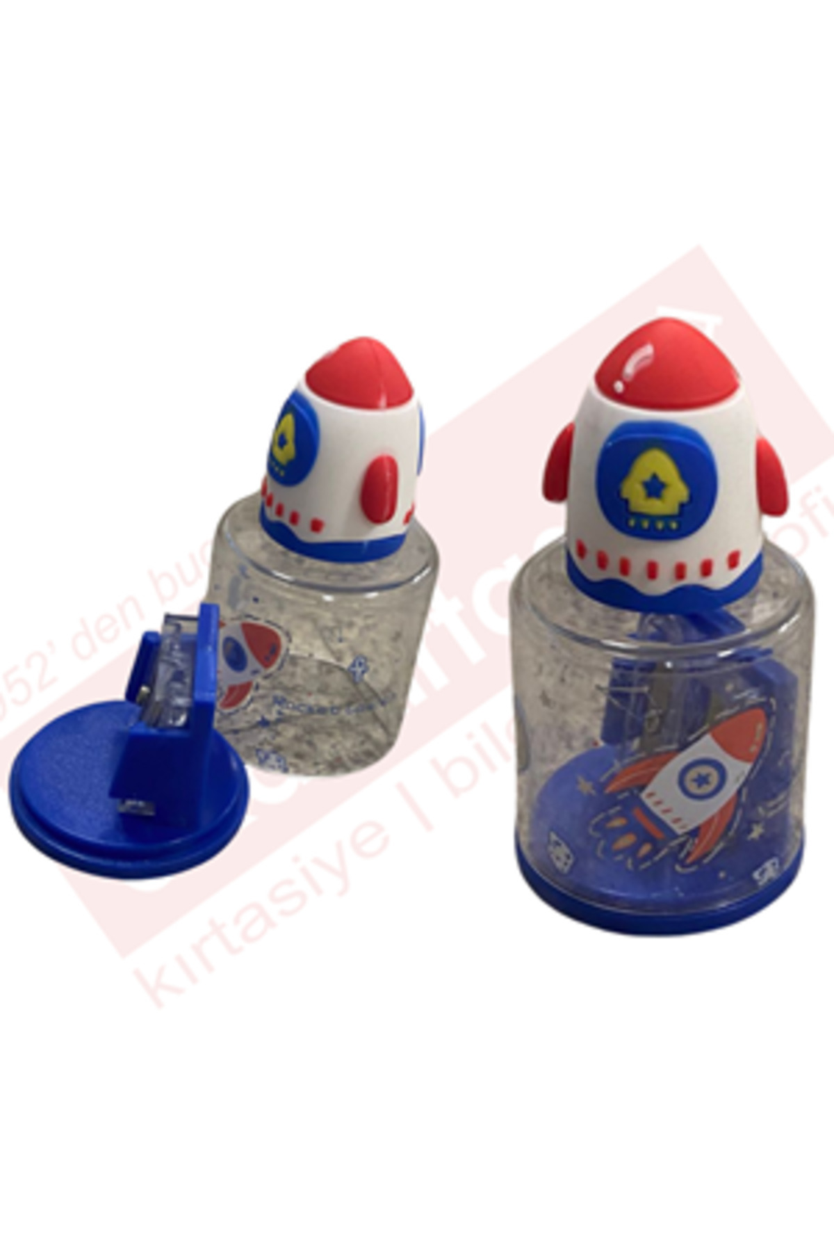 Genel Markalar Mikro Çift Delikli Astronot Figürlü Pvc Kalemtraş Sp-6765