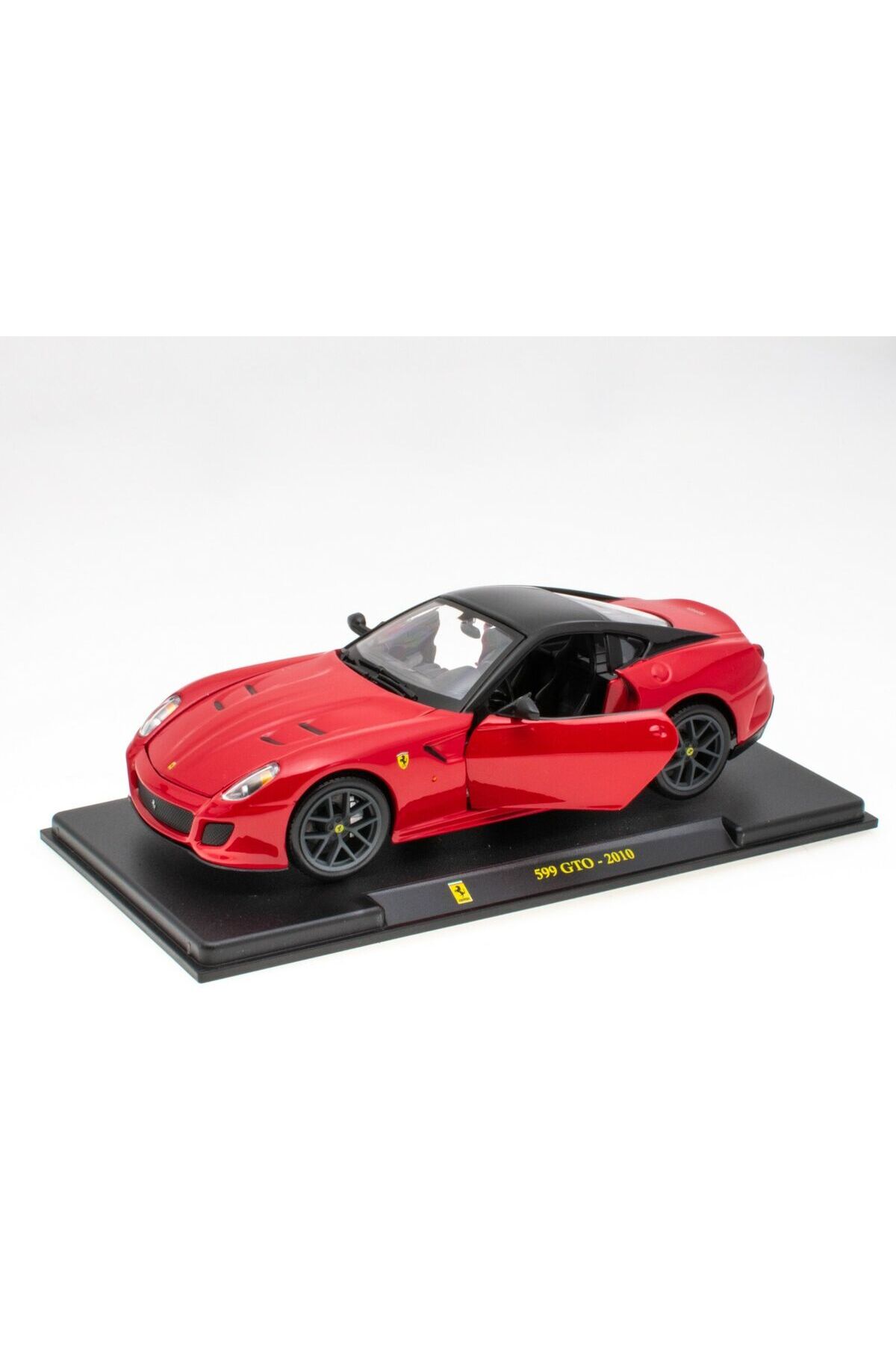 BBURAGO Ferrari 599 GTO 2010 with plexiglass showcase - 1/24- Trendyol