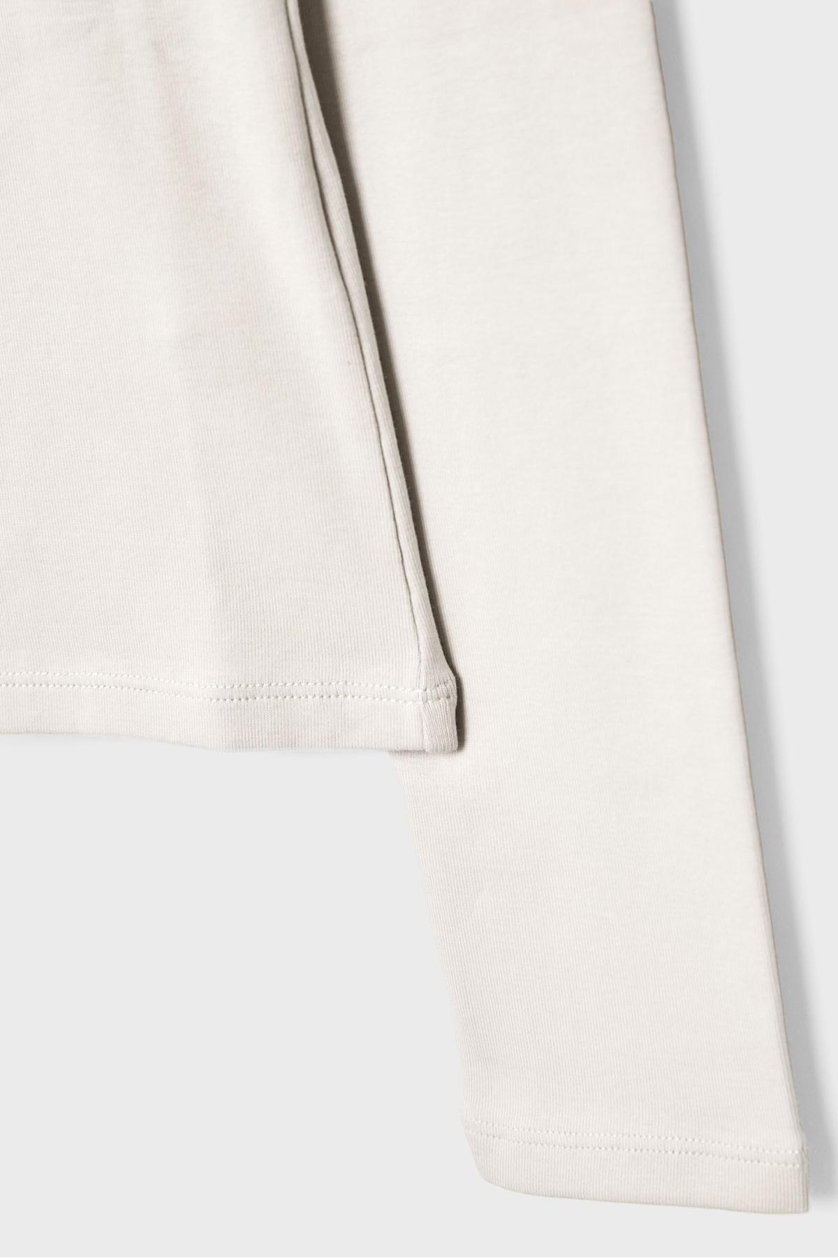 Stradivarius  Basic uzun kollu tişört - Görsel 7