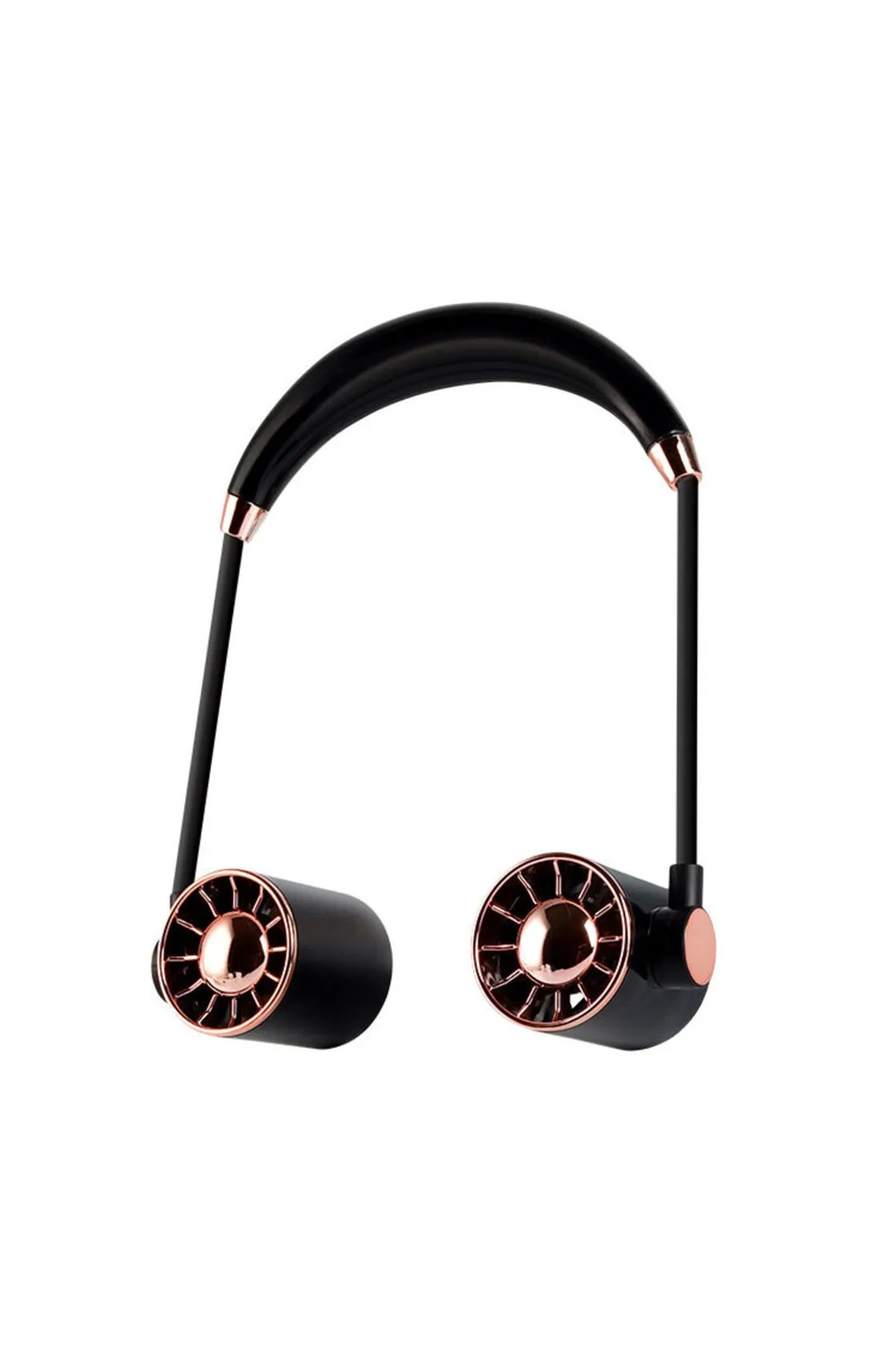 BALCI Boyunluk Fan Hava Soğutucu Vantilatör Boyuna Asmalı Şarjlı 3 Kademeli Mini Klima Siyah - Lisinya