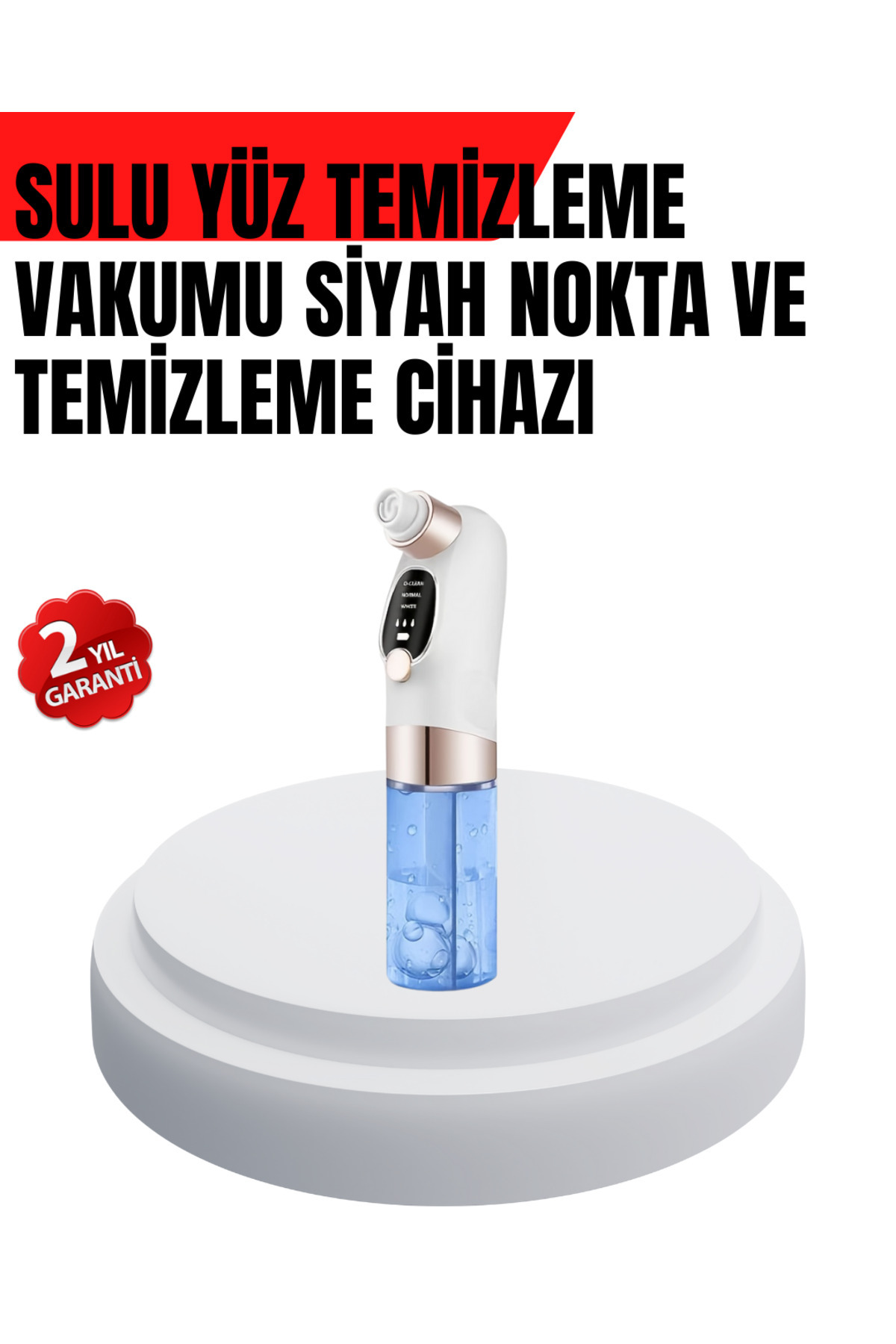 UCUZTEKNO Ayarlanabilir Emiş Gücü ile Profesyonel Siyah Nokta Temizleyici