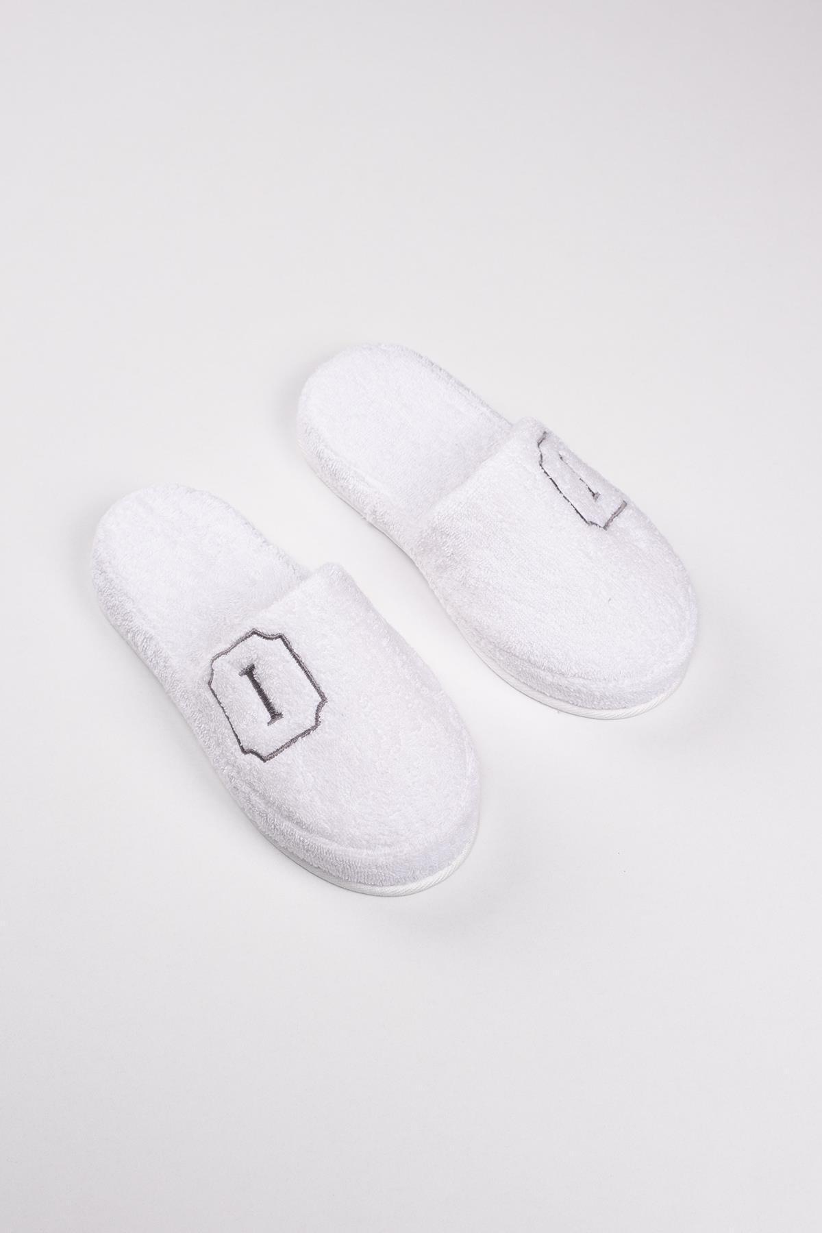  دمپایی حوله‌ای طرح I - کفی ضد لغزش، قابلیت جذب آب بالا