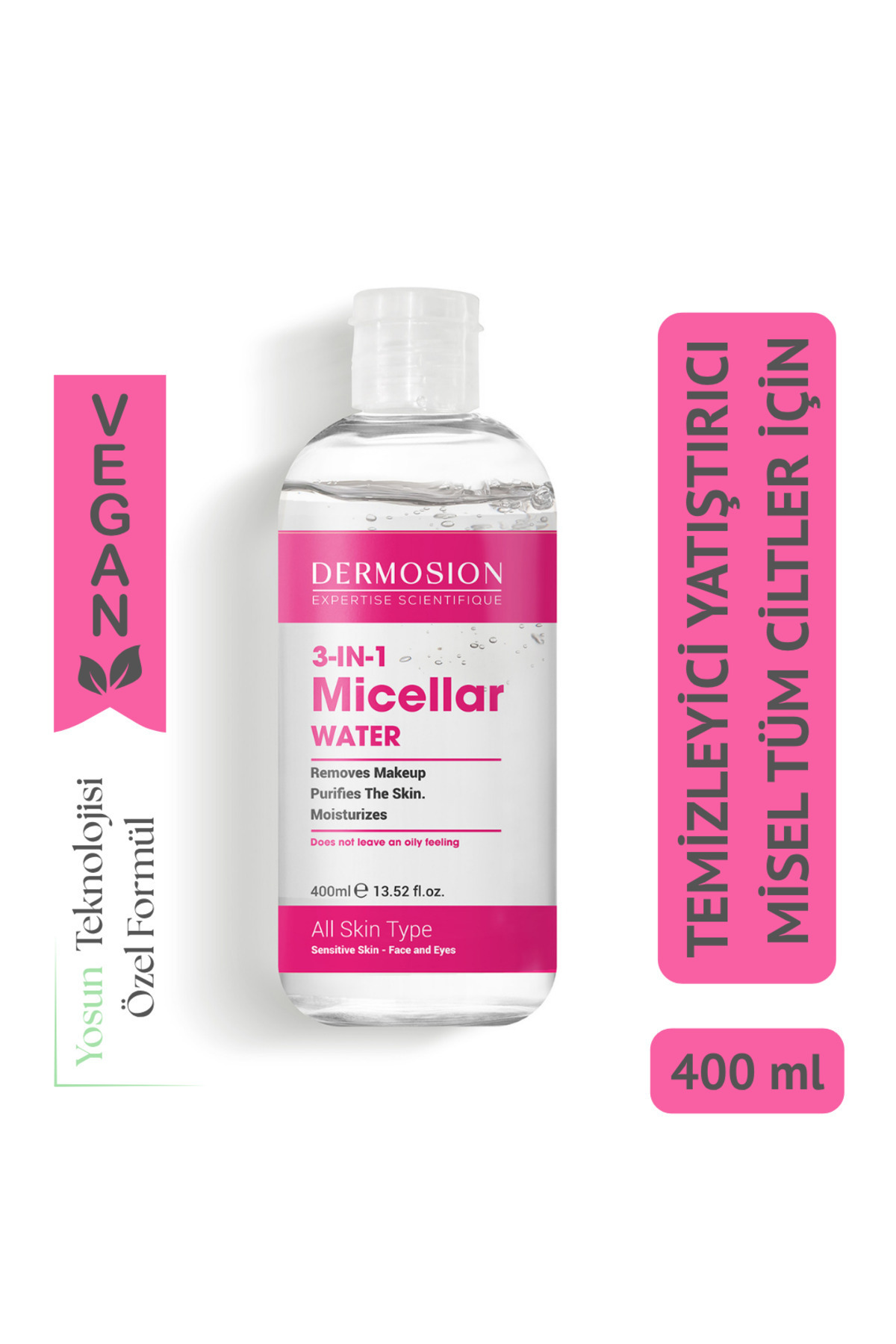 dermosion Misel Su Arındırıcı Ve Besleyici Makyaj Temizleme Yosun Ozlu 400ml