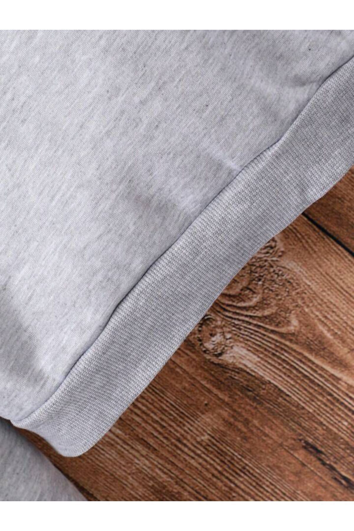 MORNİNG KİDS Kız-Erkek Çocuk Gri Şardonlu Fermuarlı Hırka fotoğrafı 6 (önizleme)