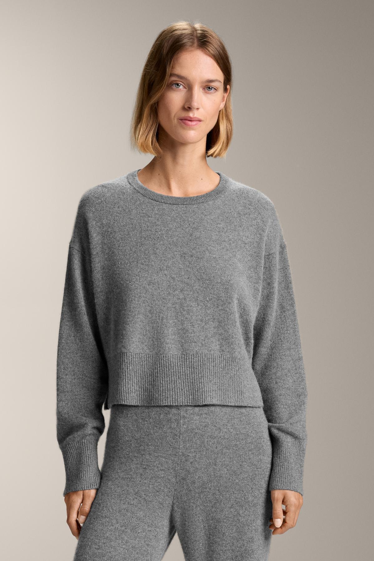 اویشو ژاکت بافتنی یقه گرد ۱۰۰٪ کشمیر